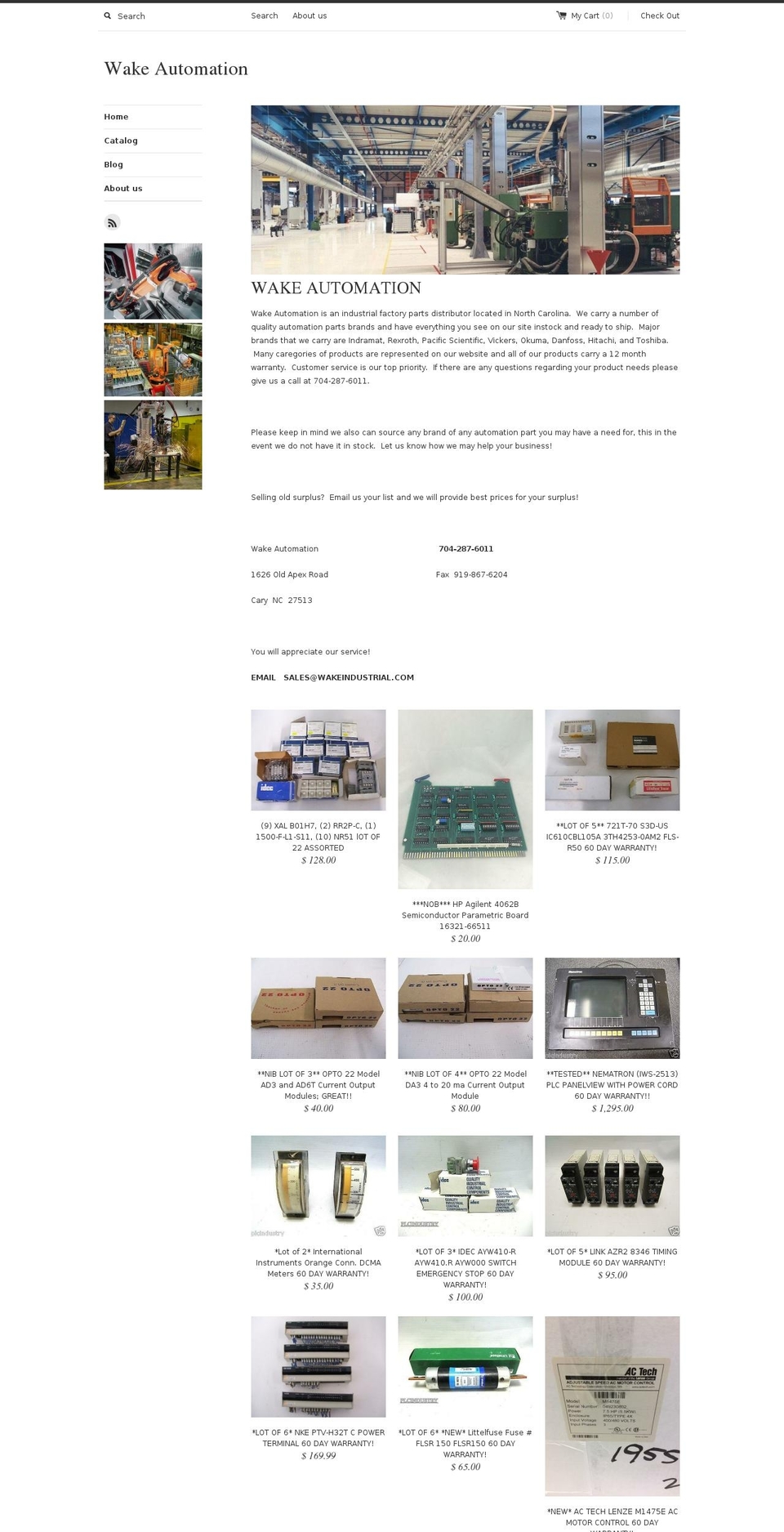 wakeautomation.com shopify website screenshot