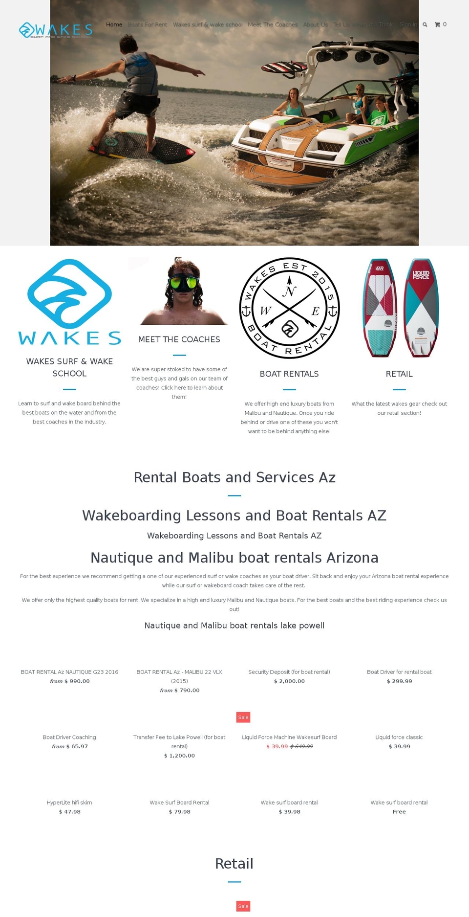 wakespro.com shopify website screenshot