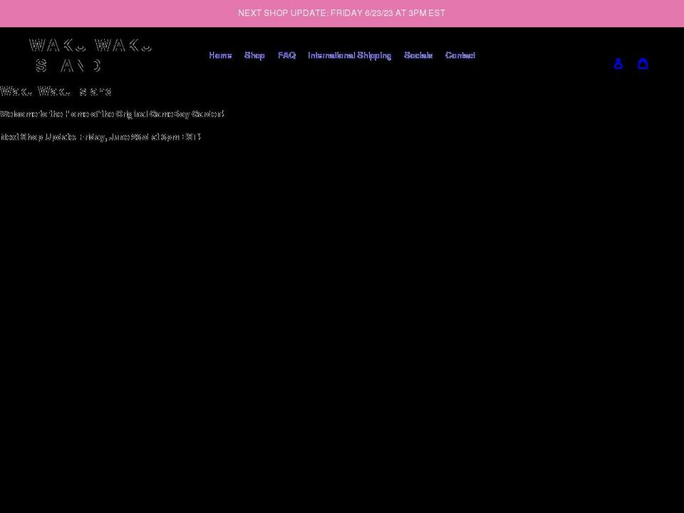 wakuwakuisland.com shopify website screenshot