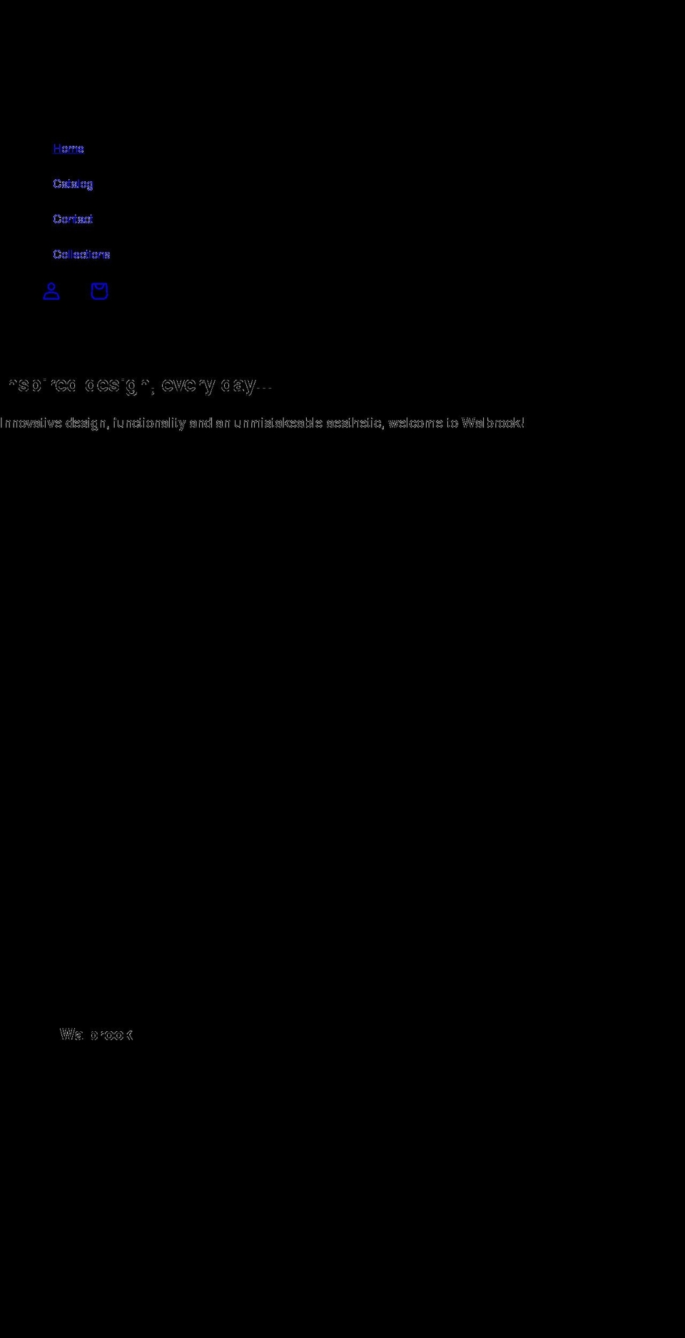 walbrook.net shopify website screenshot