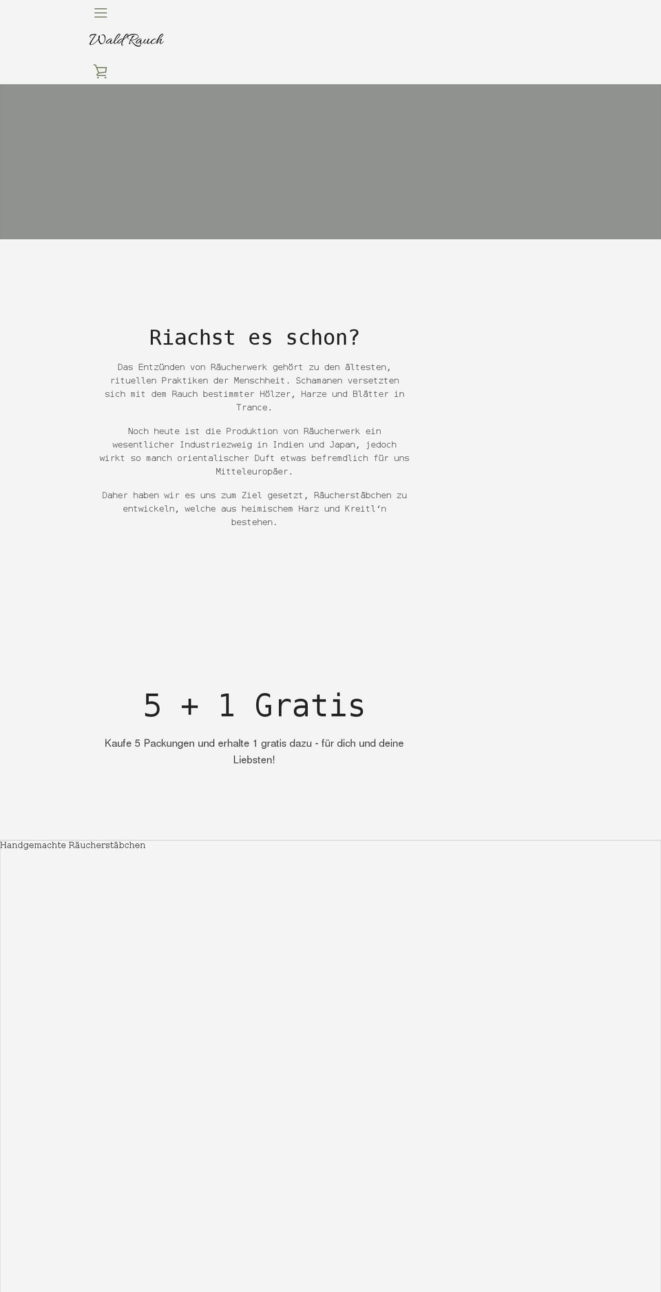 wald-rauch.at shopify website screenshot