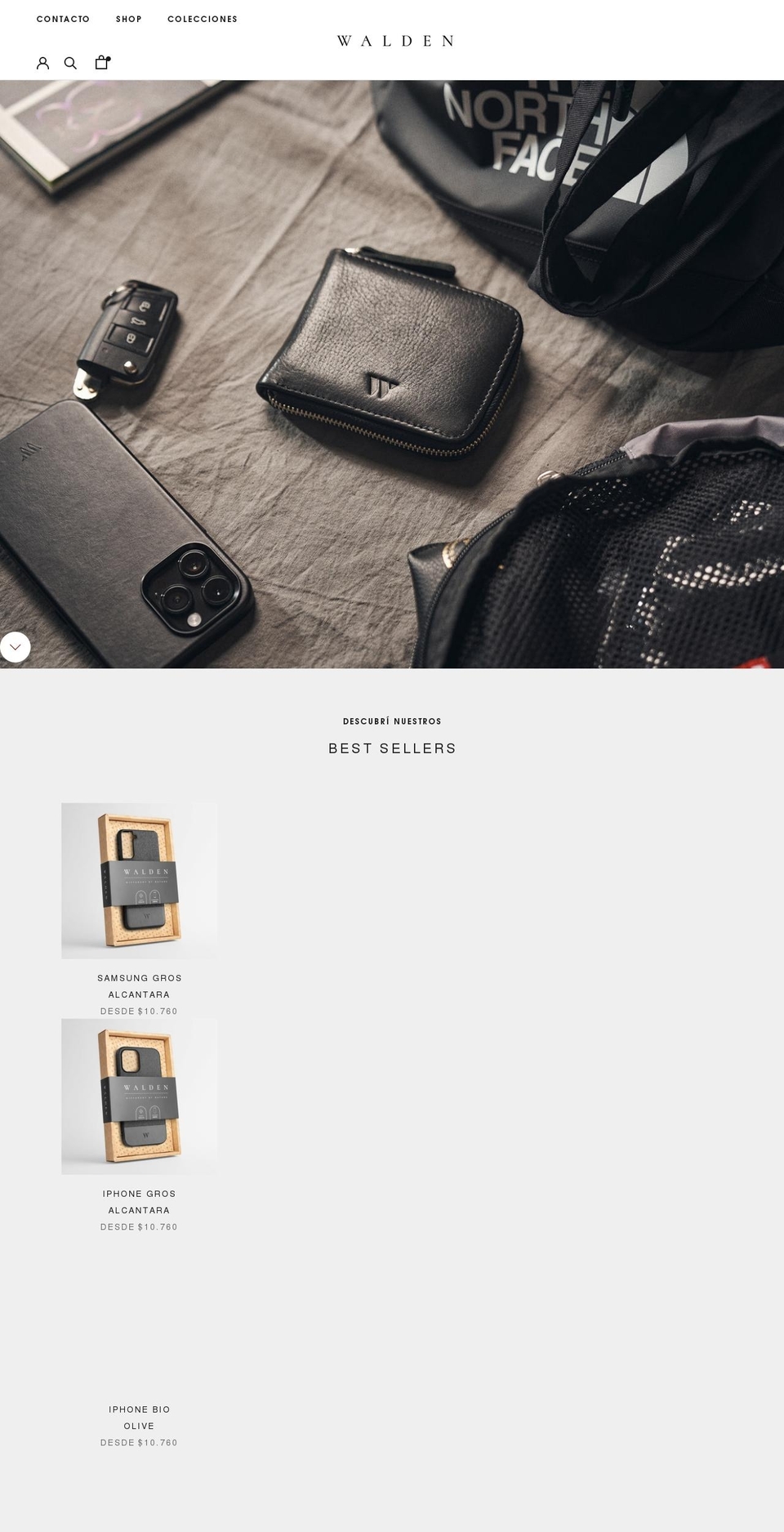 waldencases.com shopify website screenshot