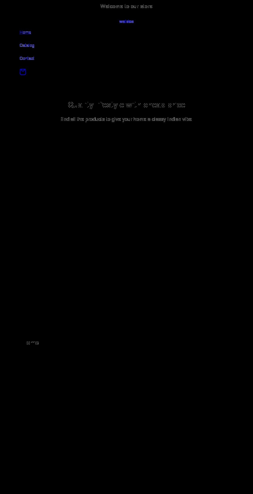 waldeo.com shopify website screenshot