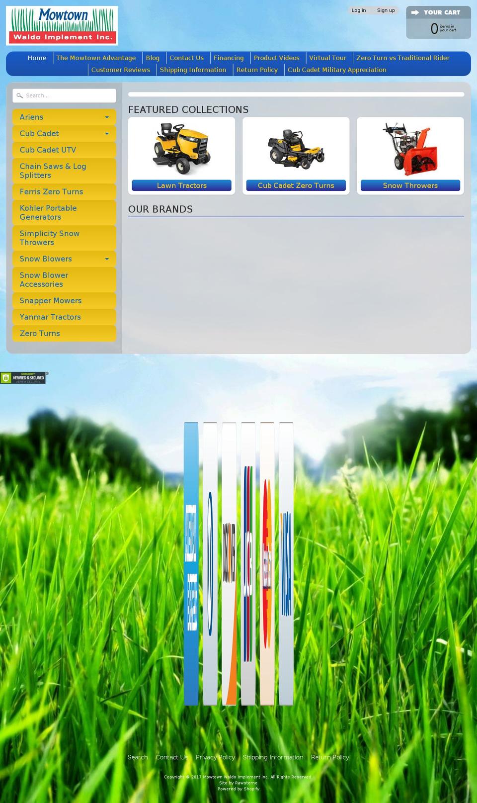 waldoimplement.com shopify website screenshot