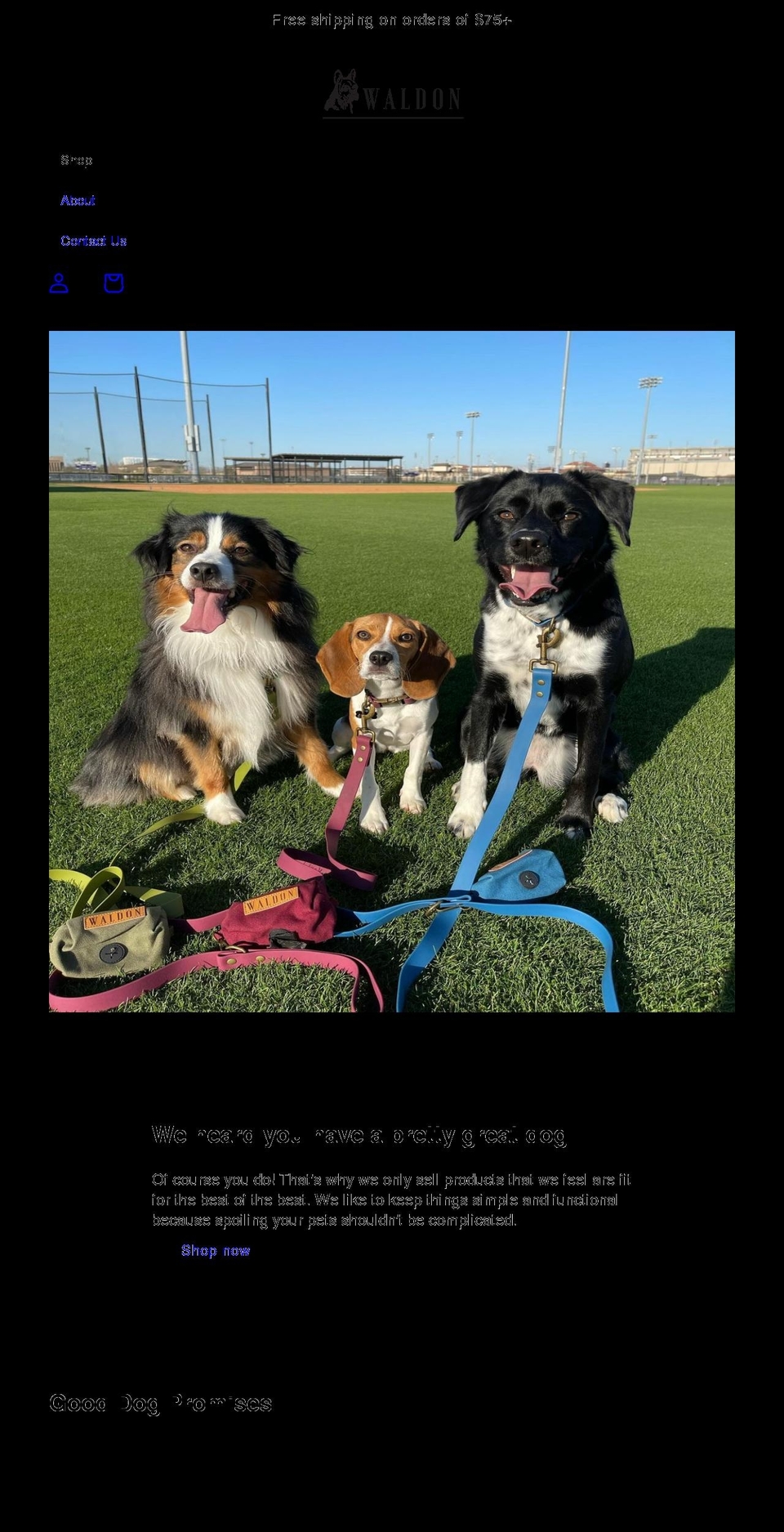 waldongate.com shopify website screenshot