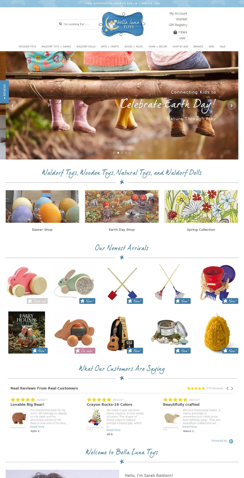 waldorf-toys.net shopify website screenshot