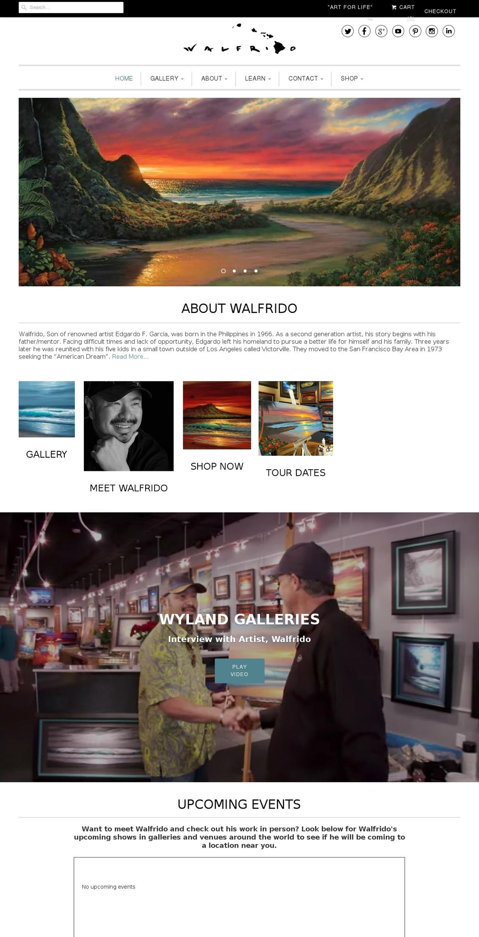 walfrido.com shopify website screenshot