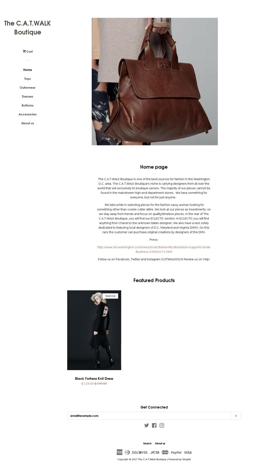 walkboutique.com shopify website screenshot