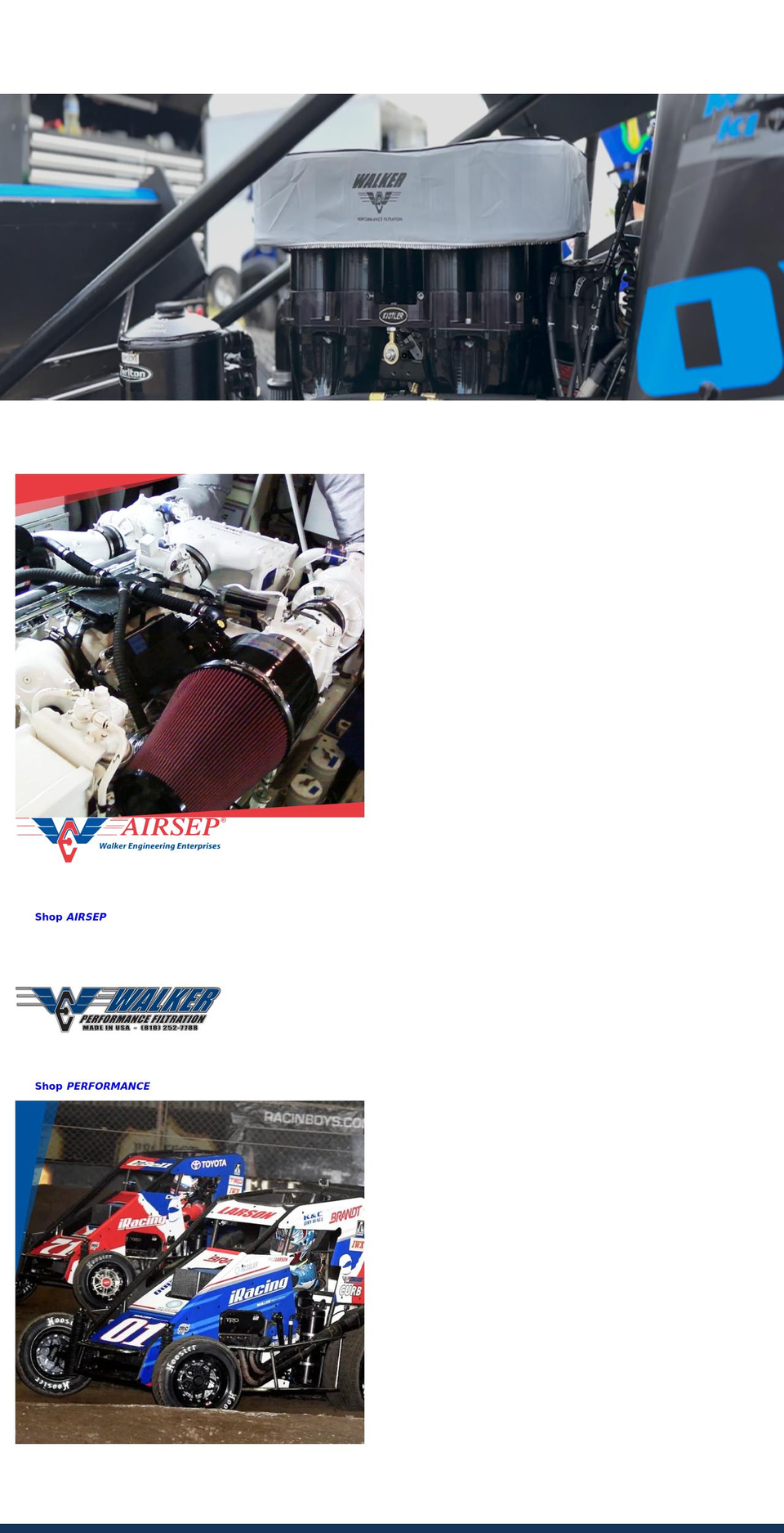 walkerengineering.co shopify website screenshot