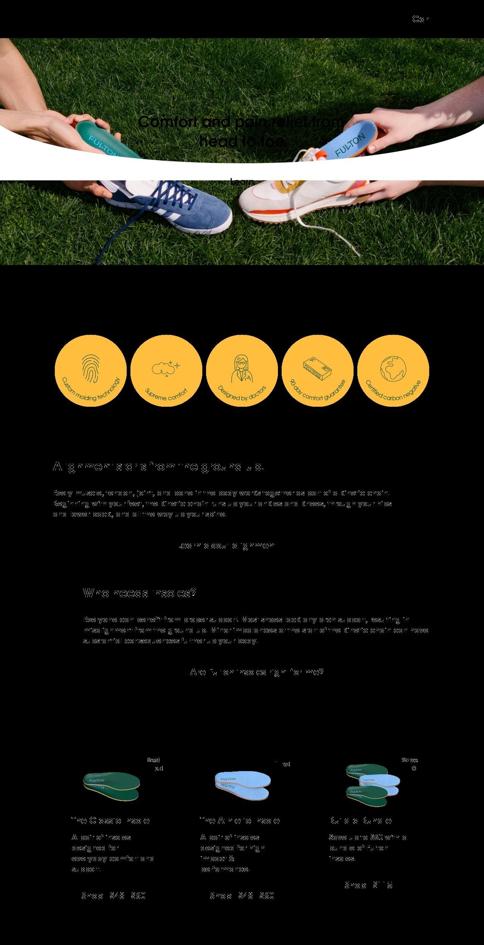 walkfulton.com shopify website screenshot