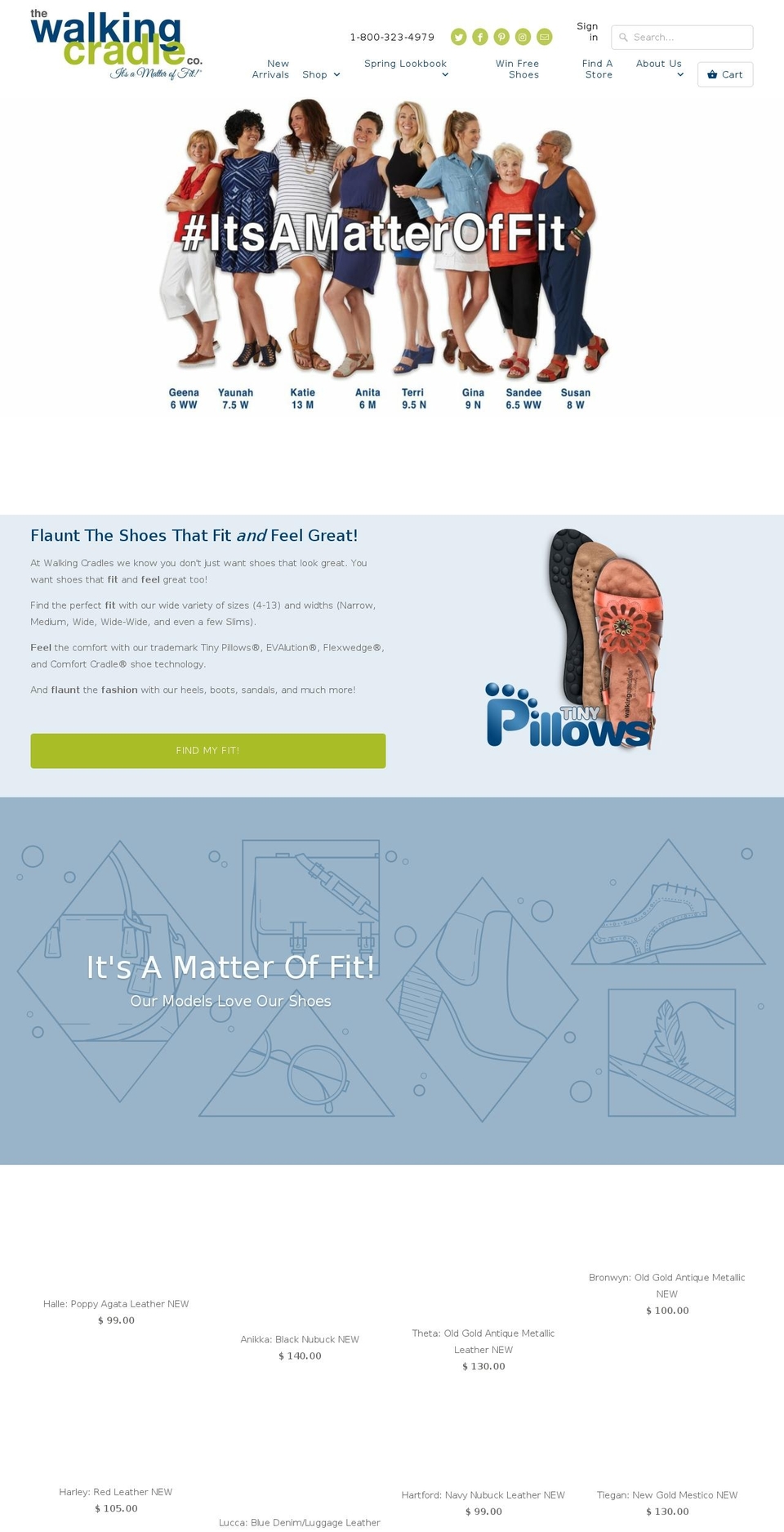 walkingcradles.com shopify website screenshot