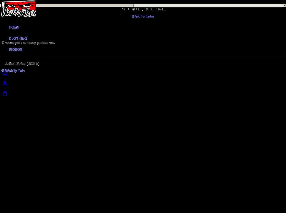 walkitytalk.com shopify website screenshot