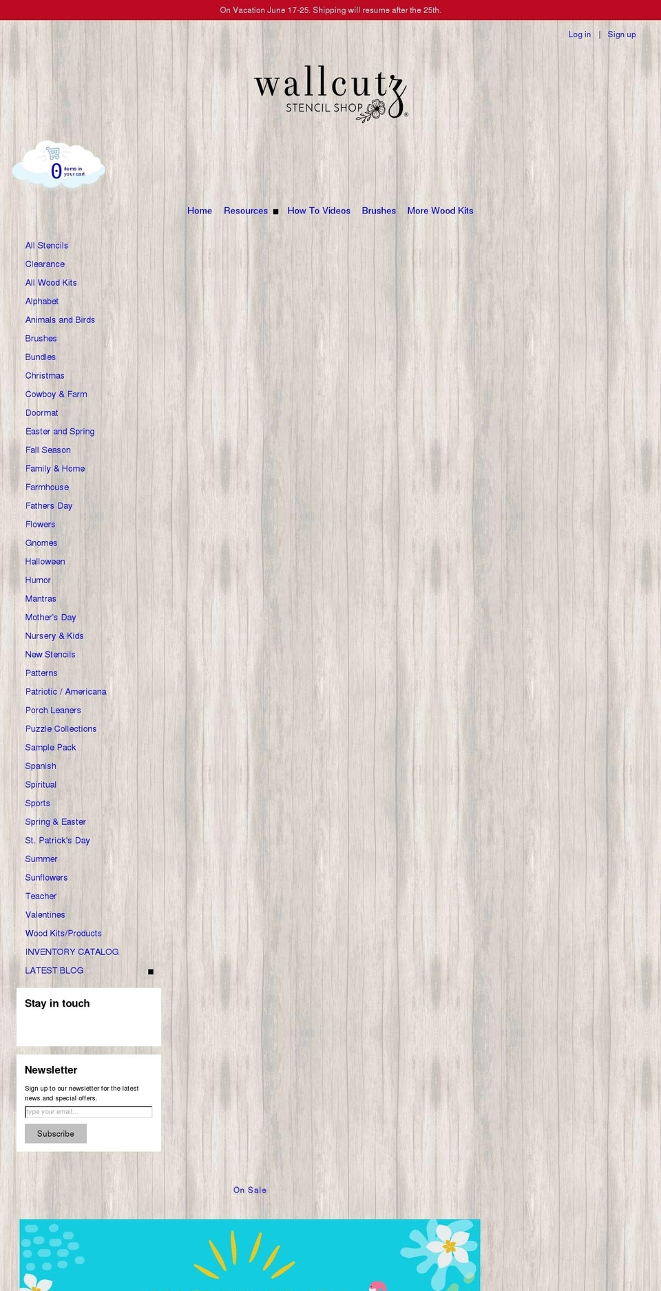 wallcutz.com shopify website screenshot