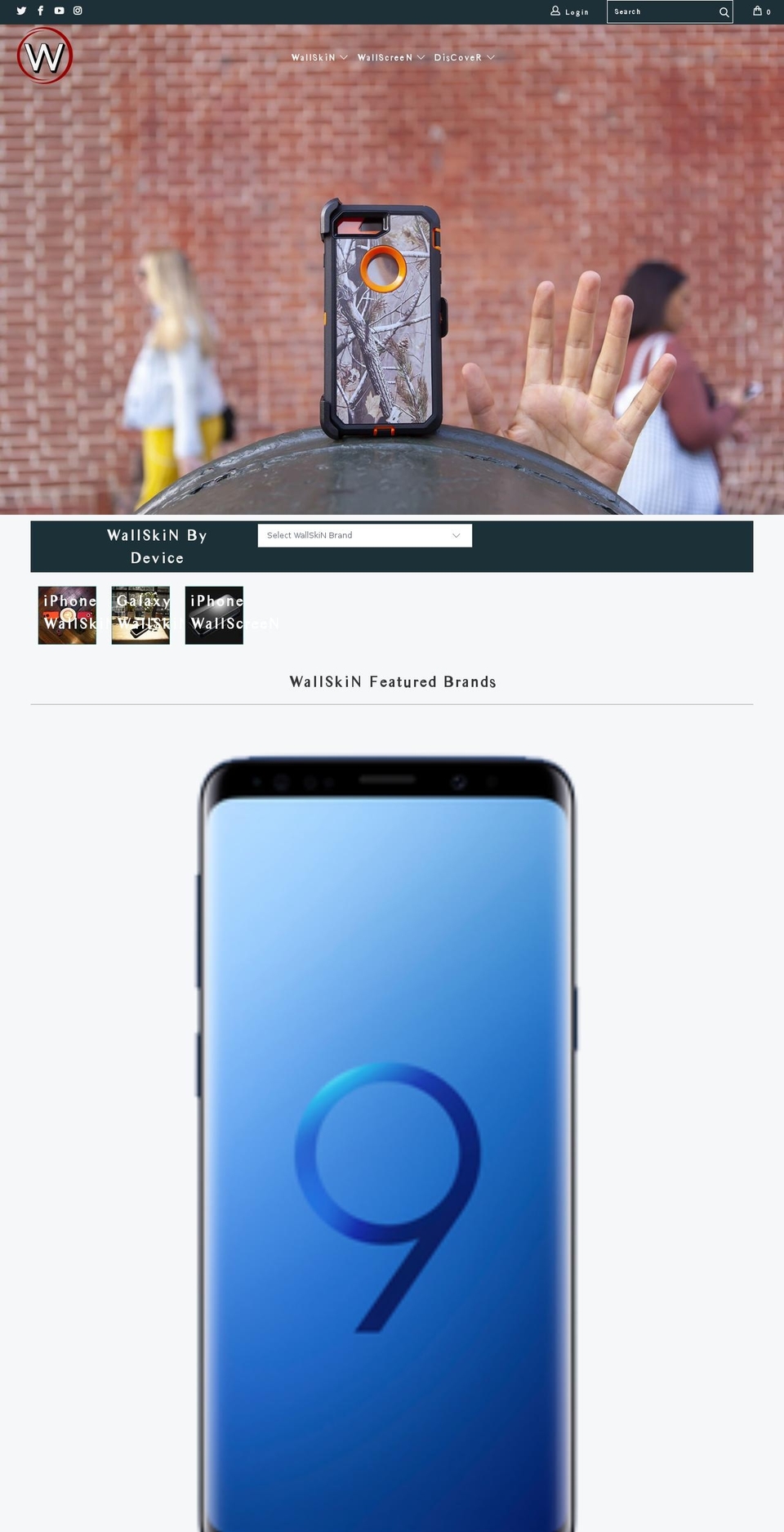 walldsgn.com shopify website screenshot