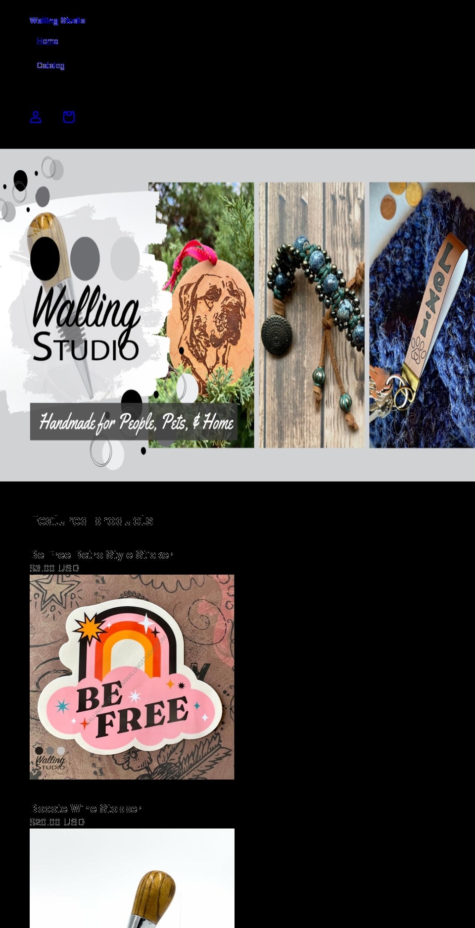 walling.studio shopify website screenshot