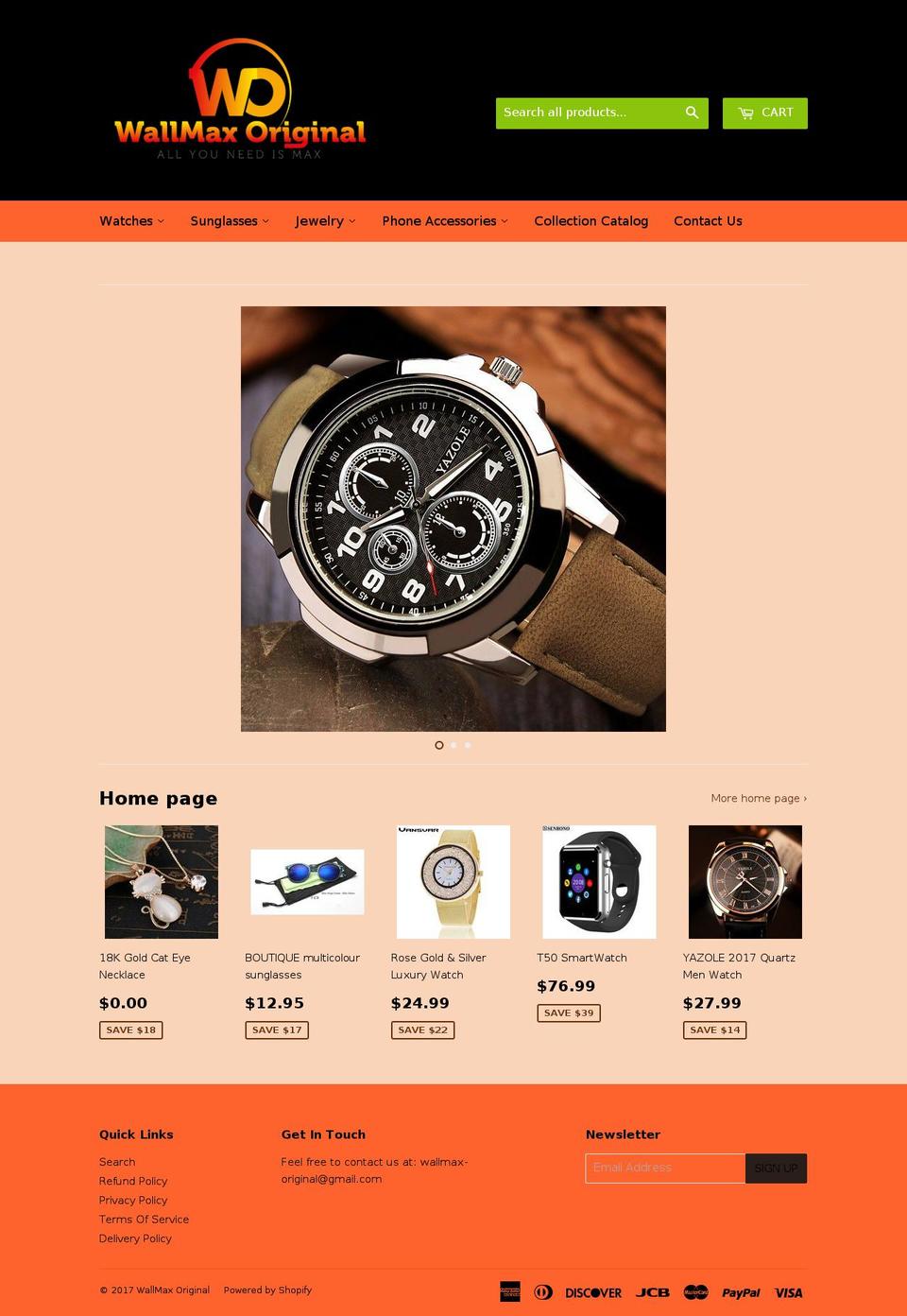 wallmax-original.com shopify website screenshot