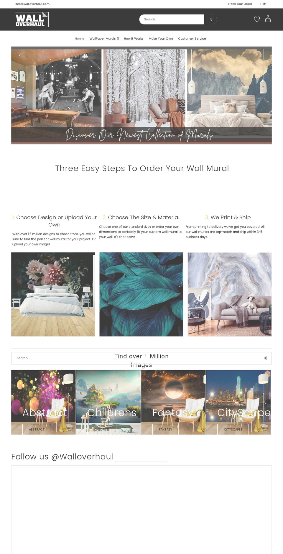 walloverhaul.com shopify website screenshot