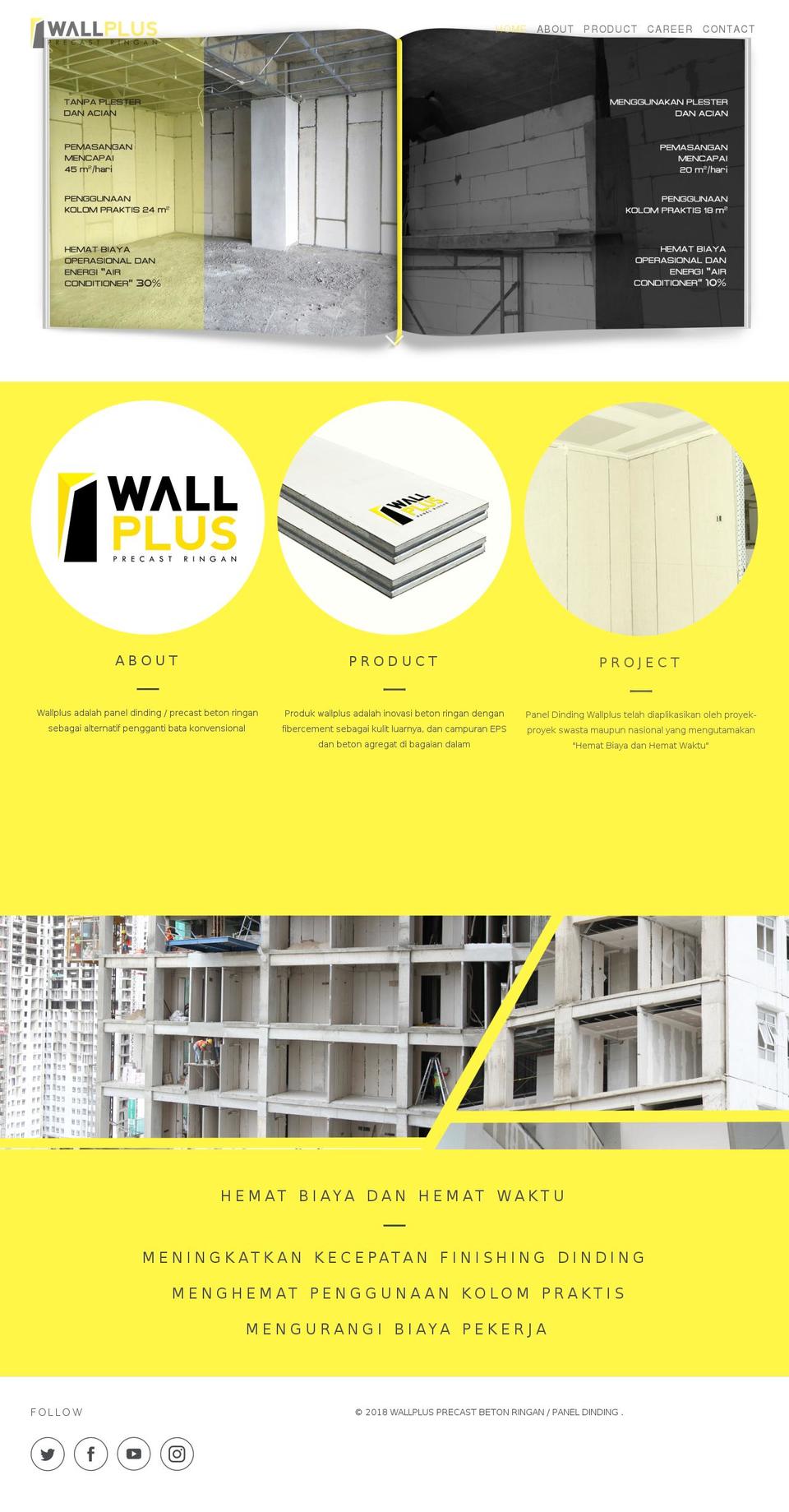 wallplus.id shopify website screenshot