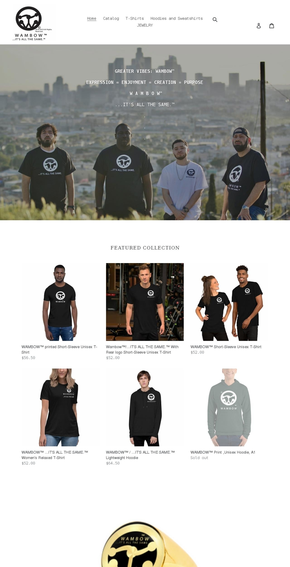 wambow.com shopify website screenshot