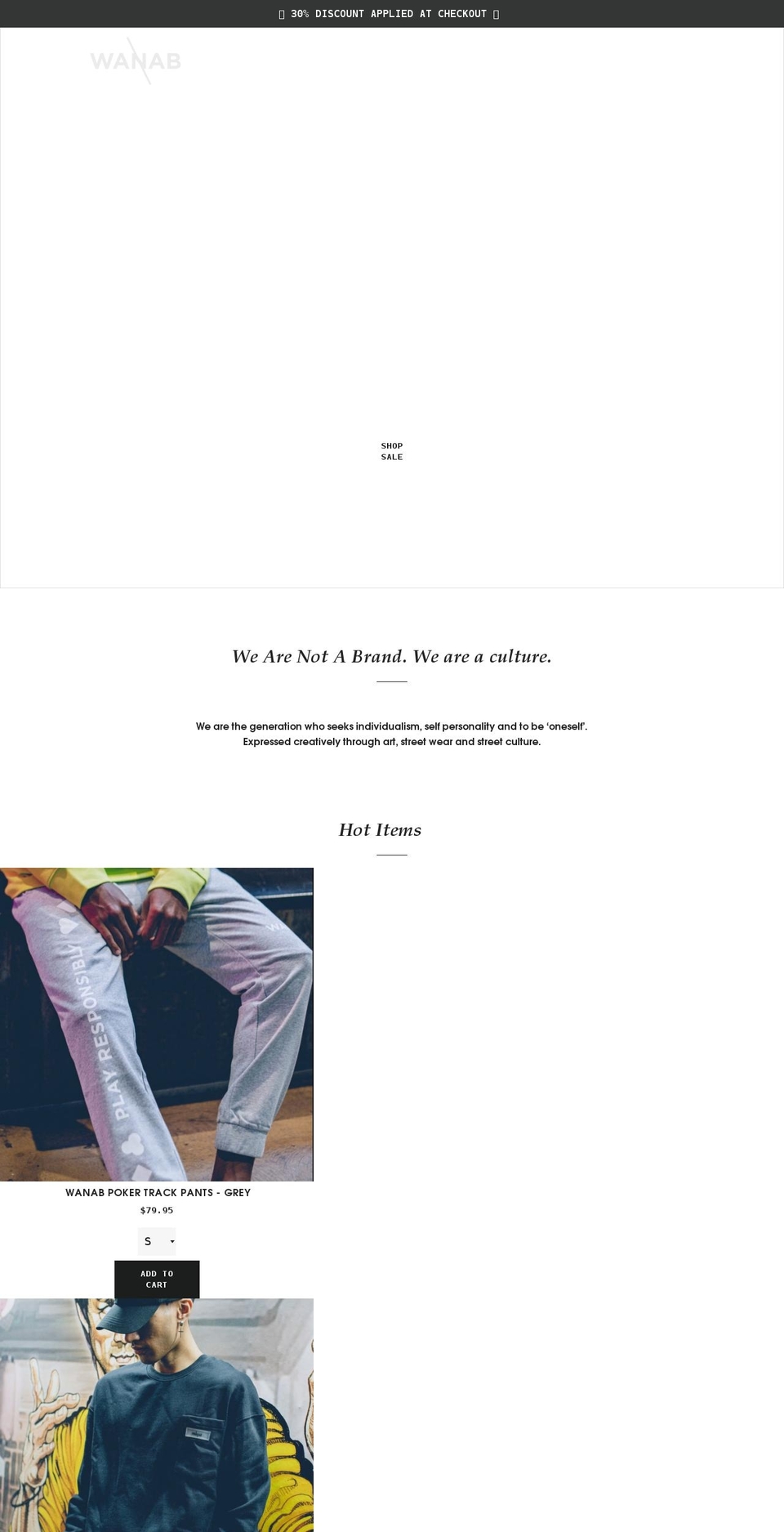 wanab.com.au shopify website screenshot