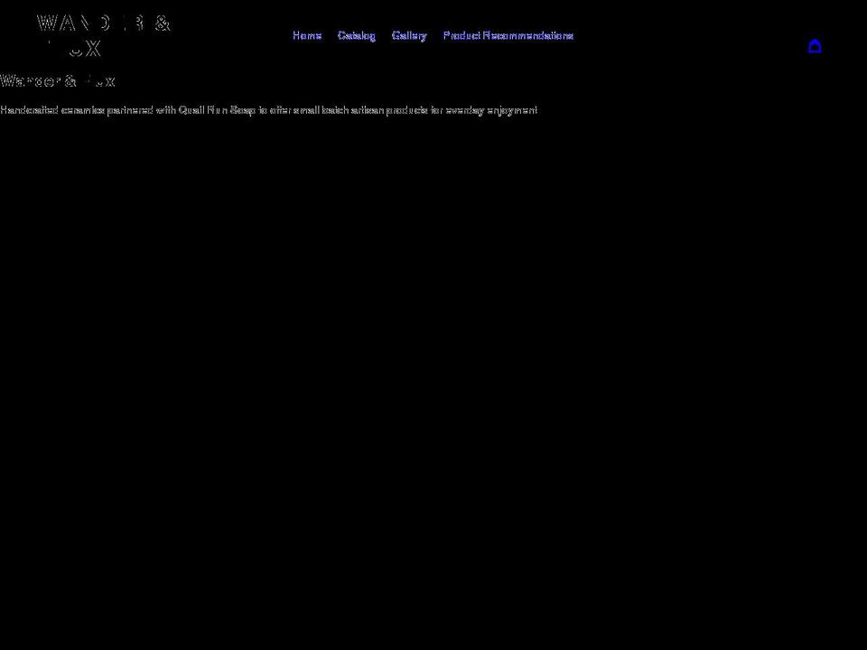 wanderandflux.com shopify website screenshot