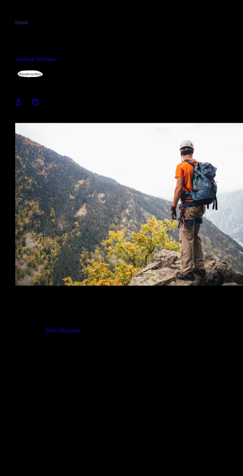 wanderwelten.ch shopify website screenshot