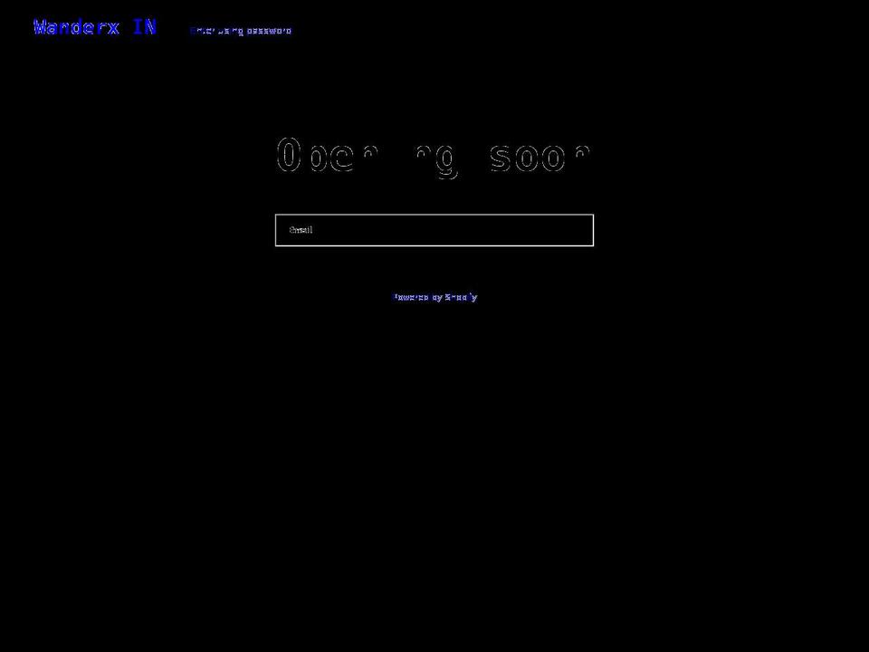 wanderx.com shopify website screenshot