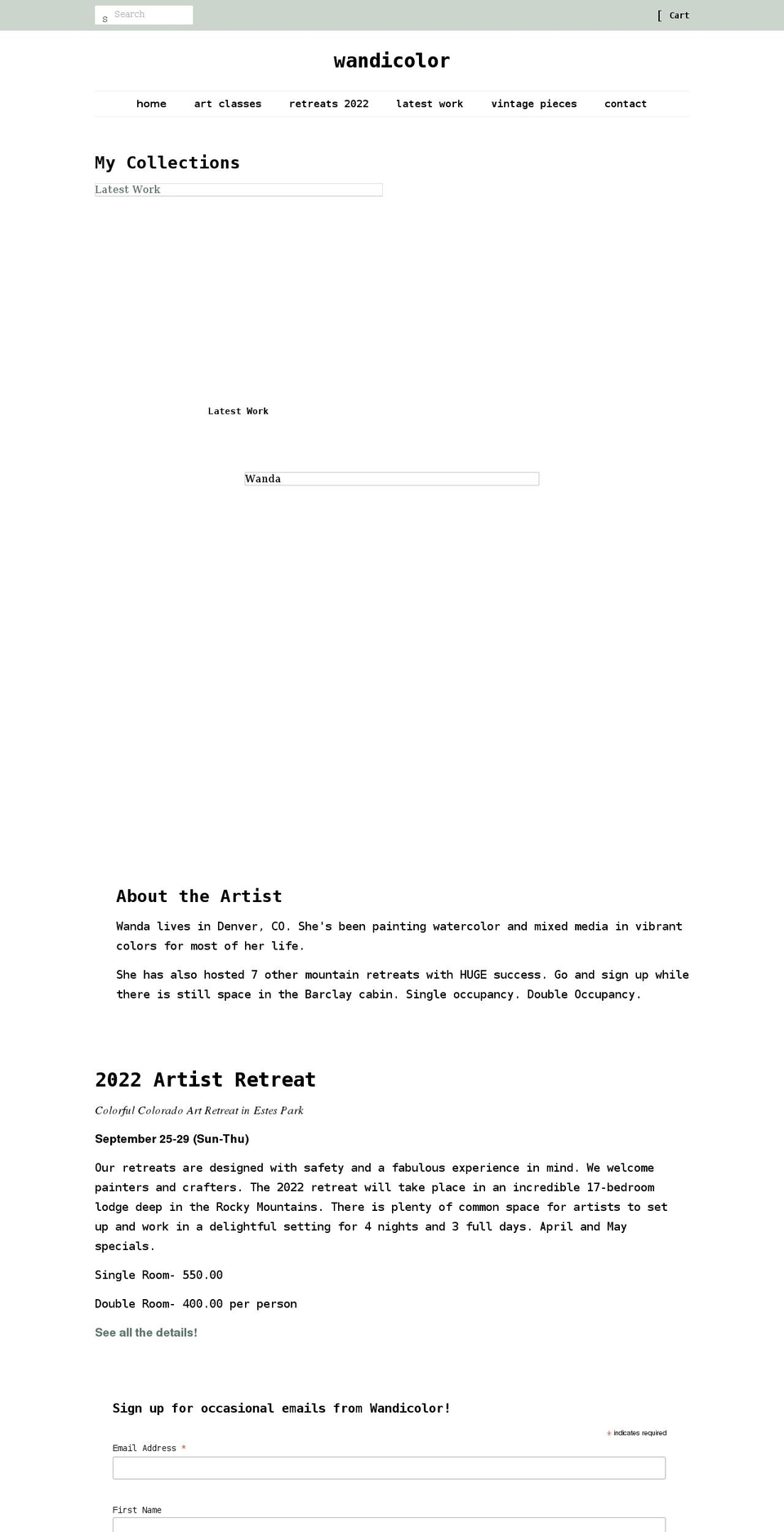 wandicolor.com shopify website screenshot