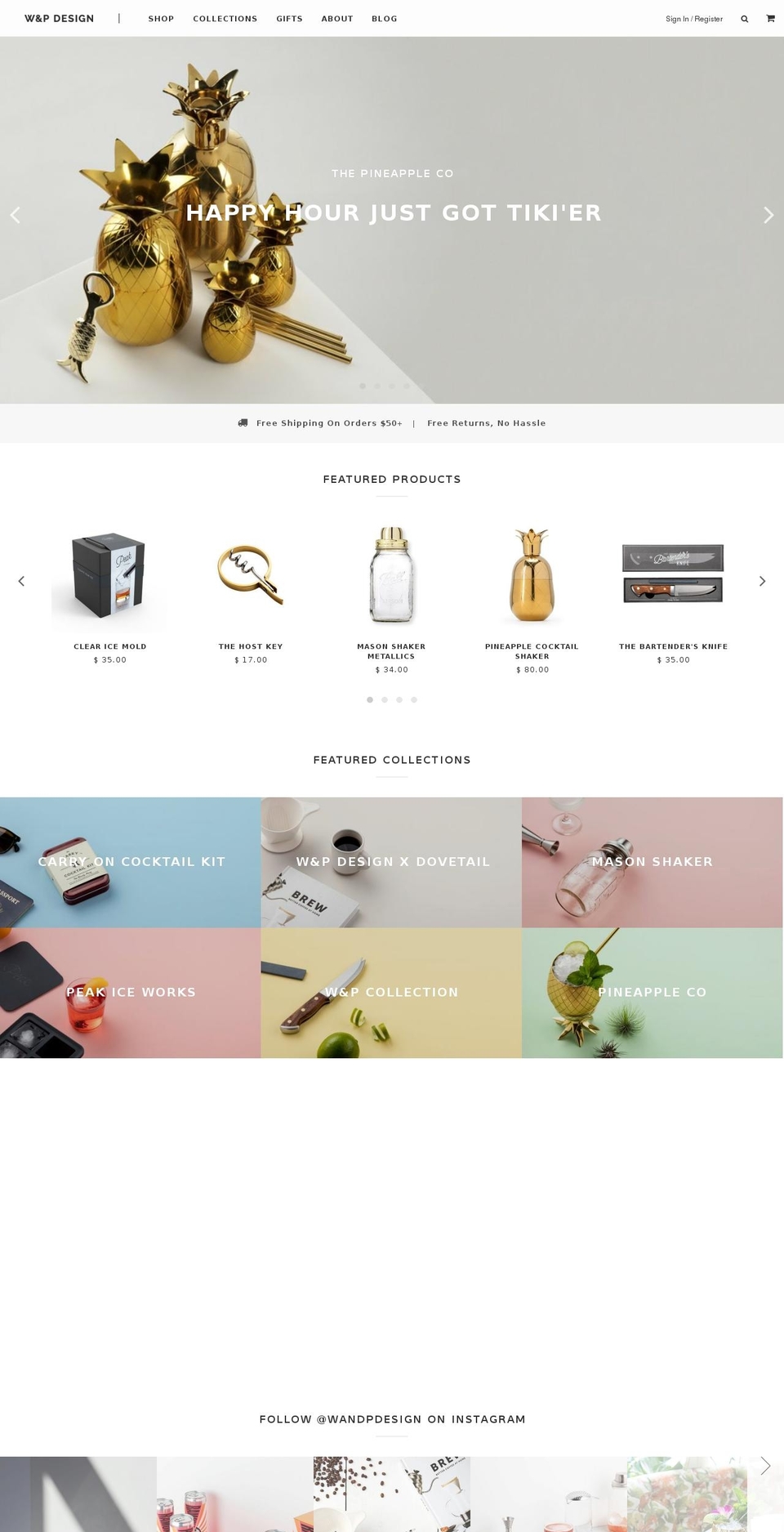 wandpdesign.com shopify website screenshot