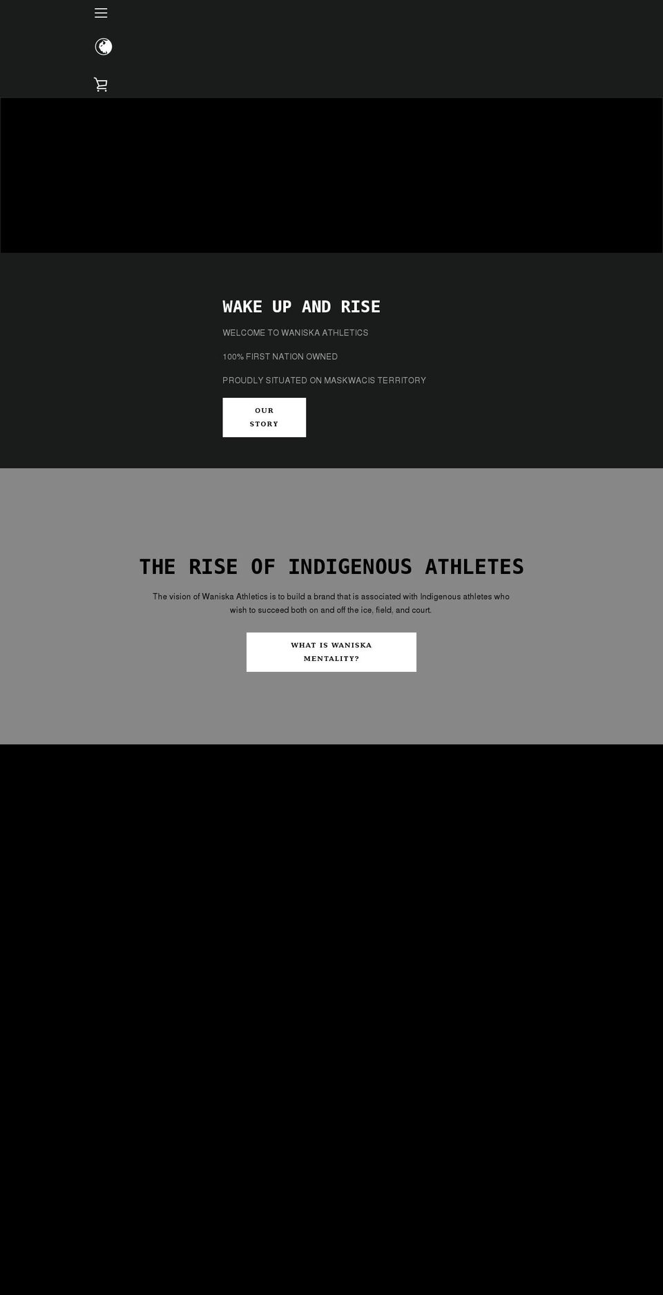 waniskamentality.com shopify website screenshot