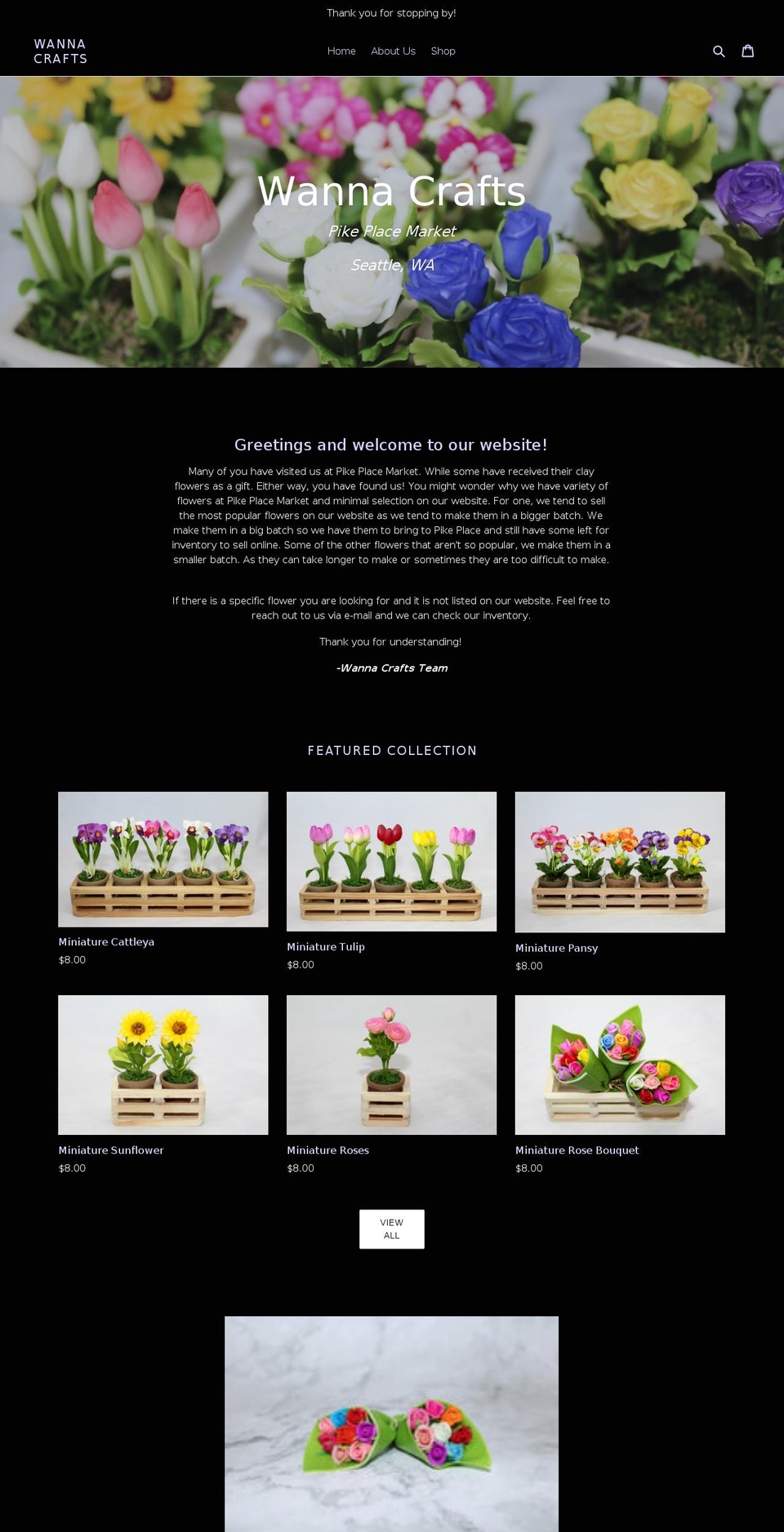 wannacrafts.com shopify website screenshot