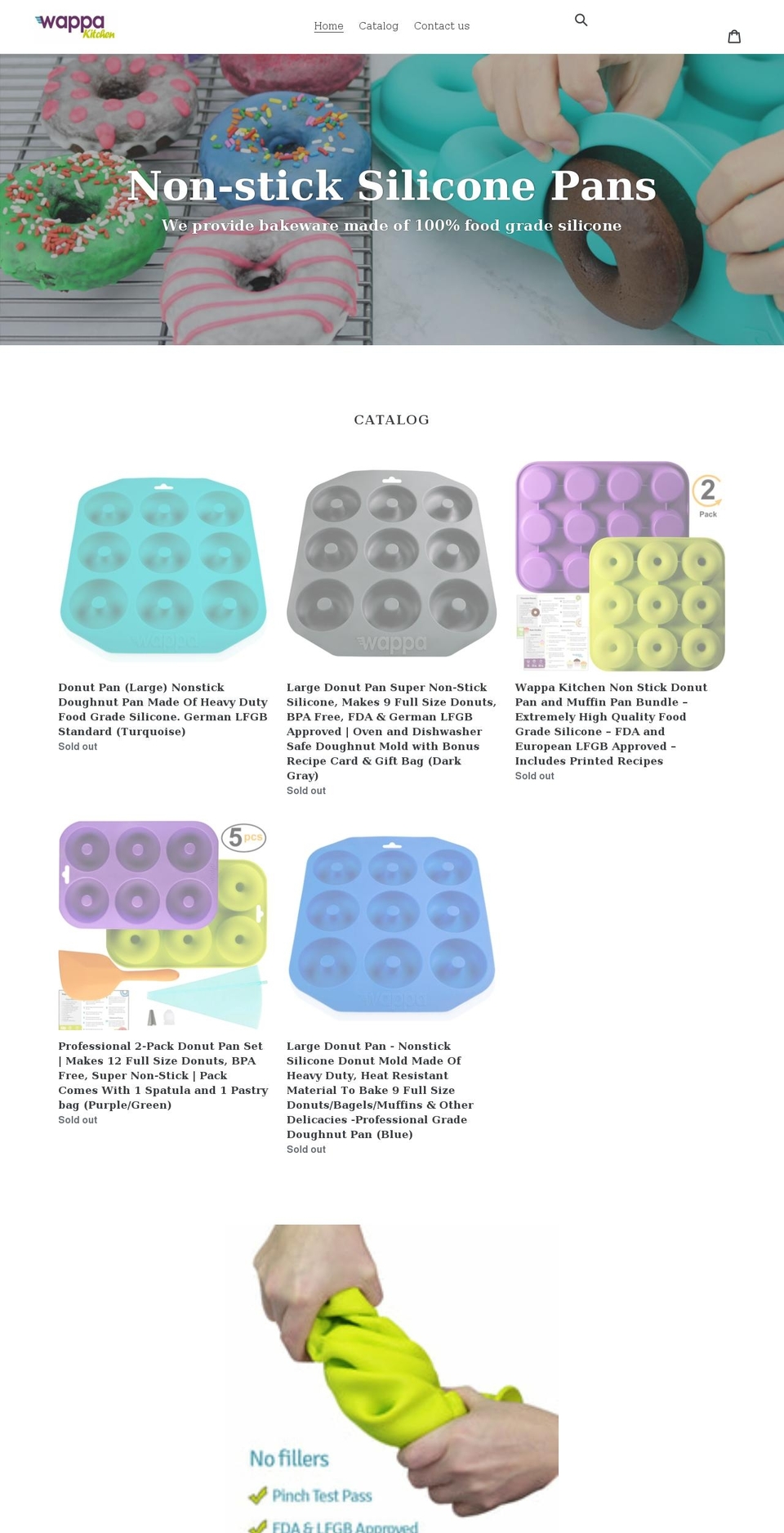 wappakitchen.net shopify website screenshot