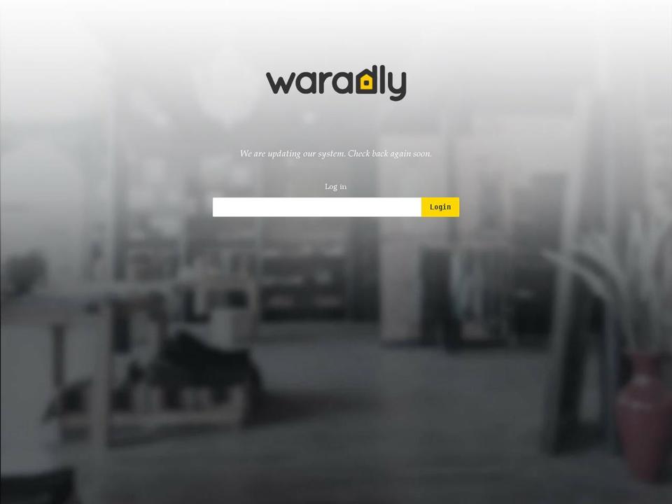 waradly.com shopify website screenshot