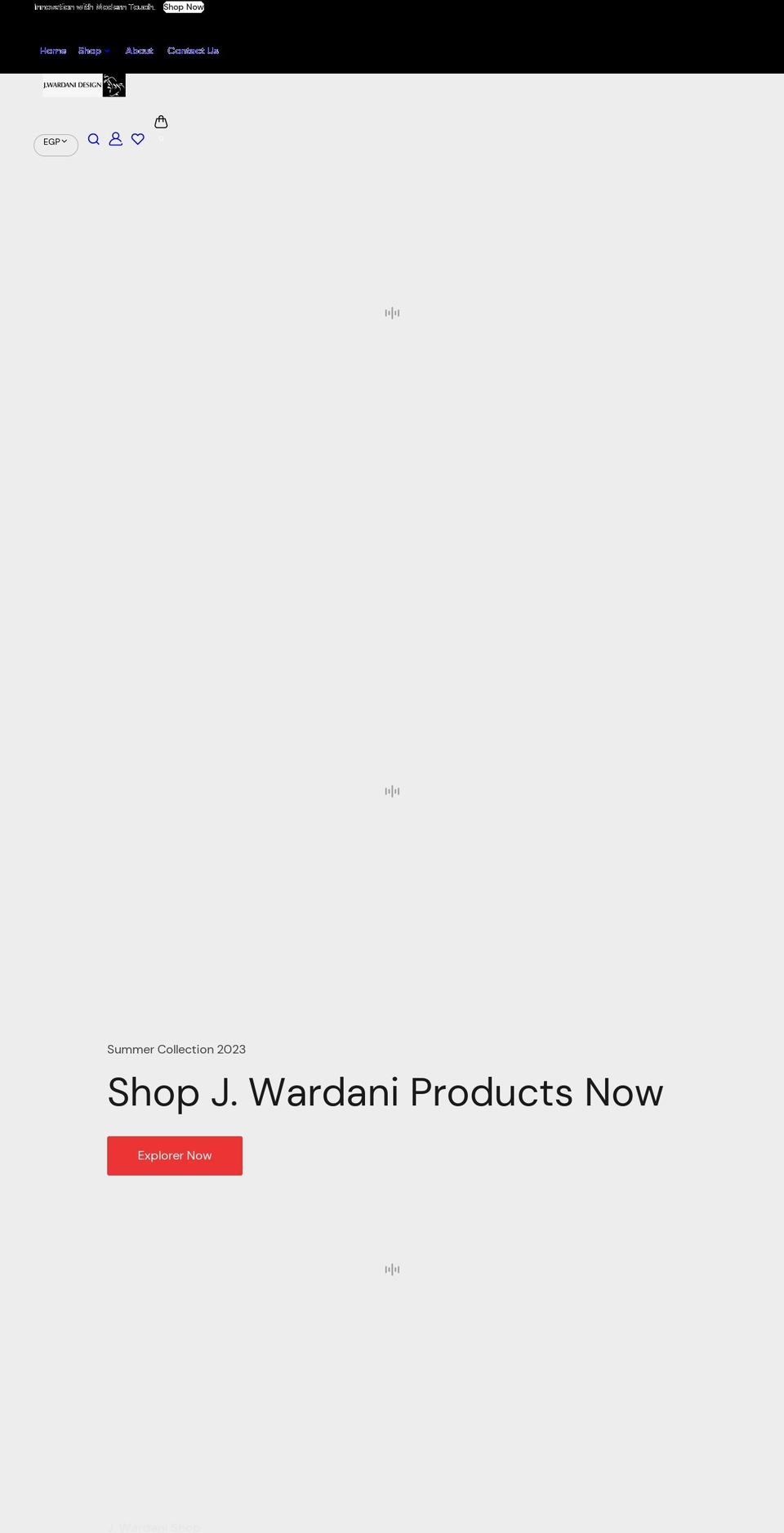 Sofine Shopify theme site example wardanidesign.com