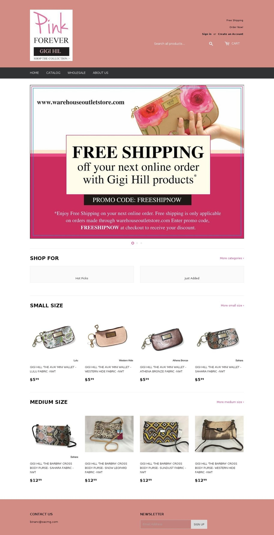warehouseoutletstore.com shopify website screenshot