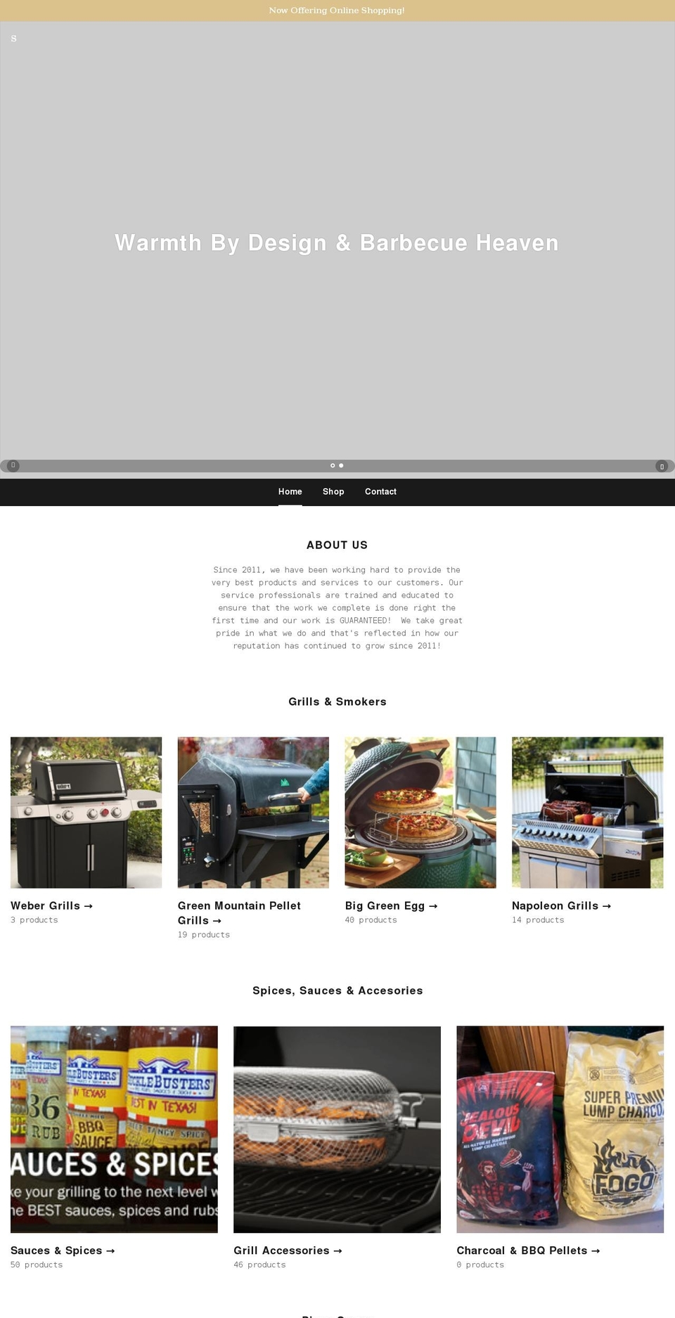 warmth-by-design-inc.myshopify.com shopify website screenshot