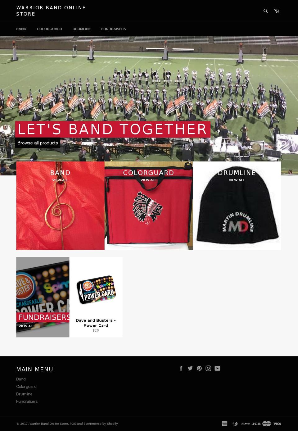 warriortrees.com shopify website screenshot
