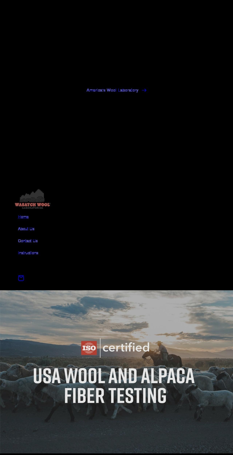 wasatchwoollabs.com shopify website screenshot