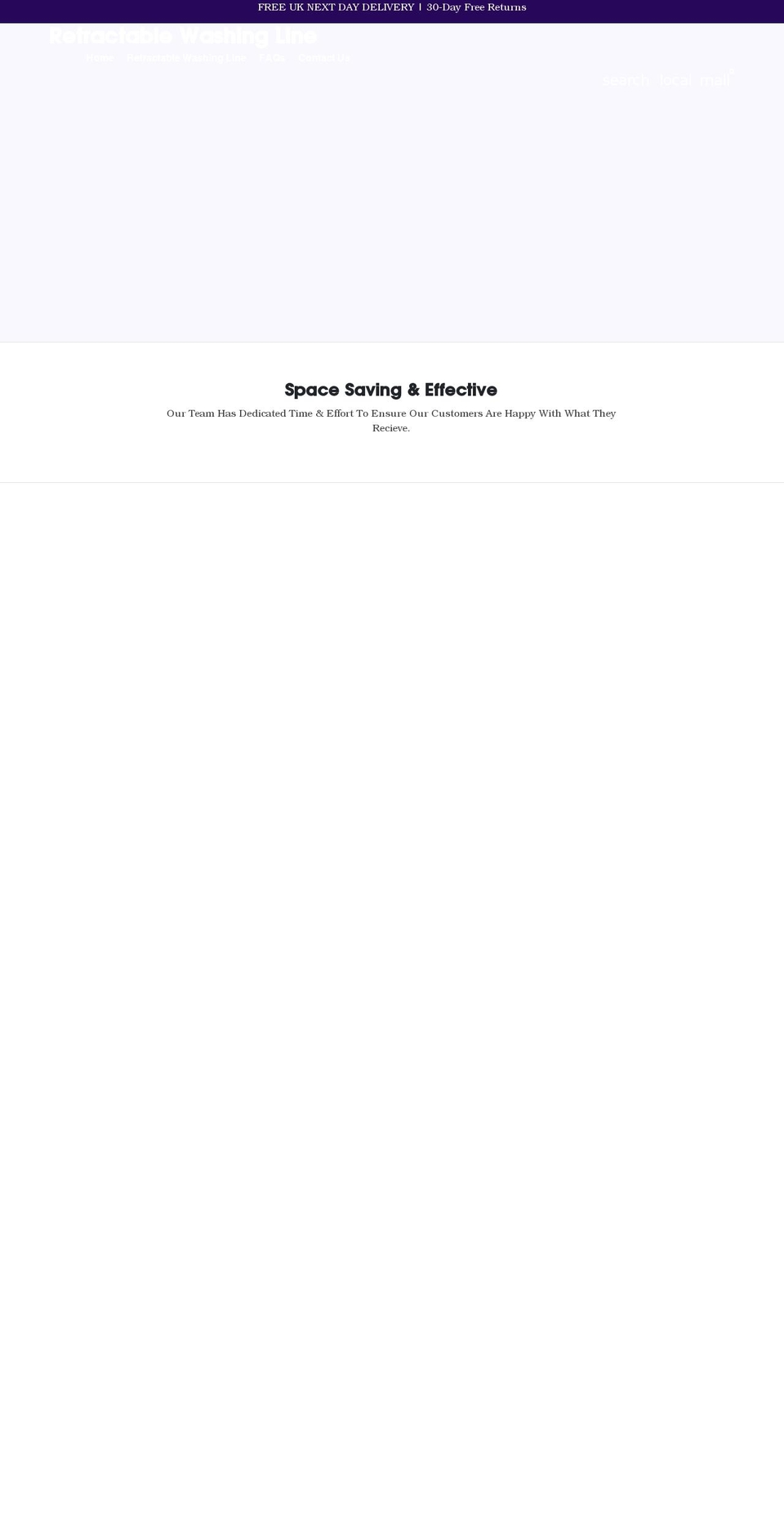 washing-line.com shopify website screenshot