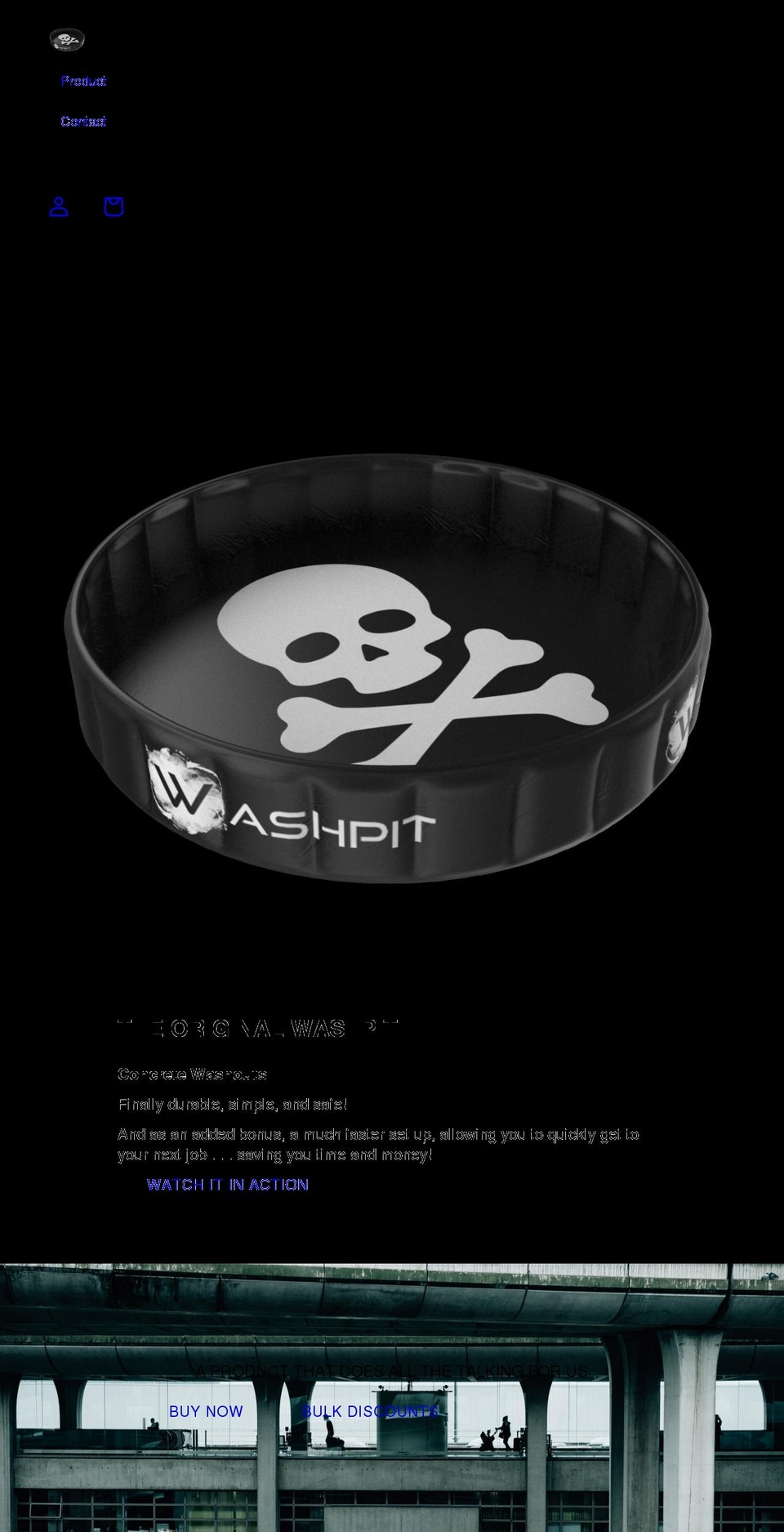 washpits.com shopify website screenshot