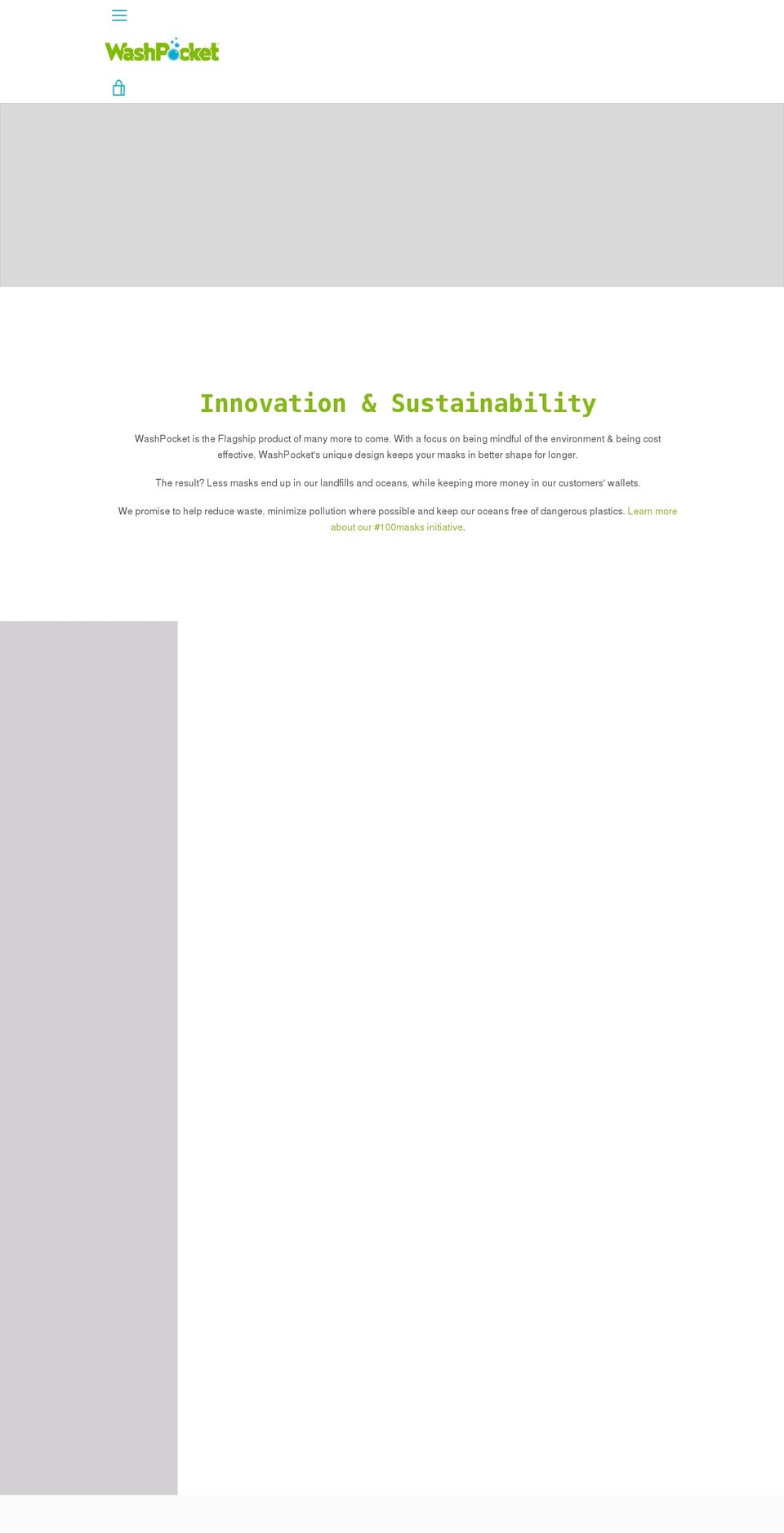 washpocket.com shopify website screenshot