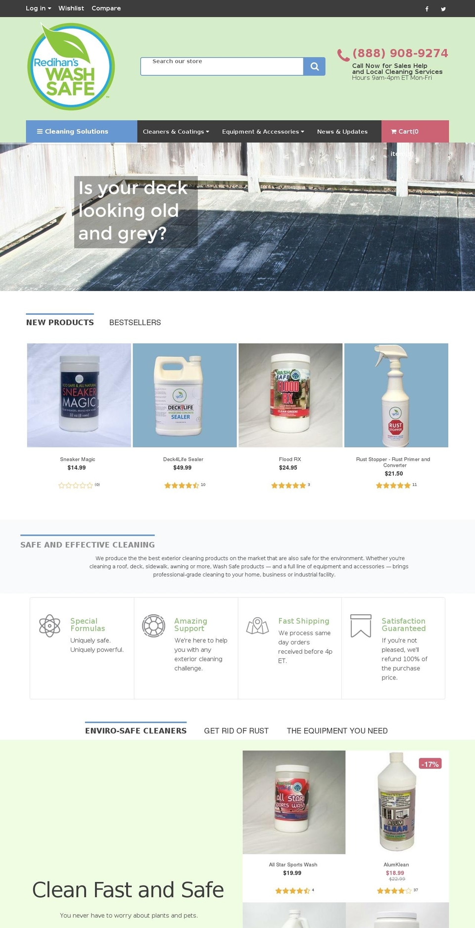 meroxio optimised Shopify theme site example washsafe.com