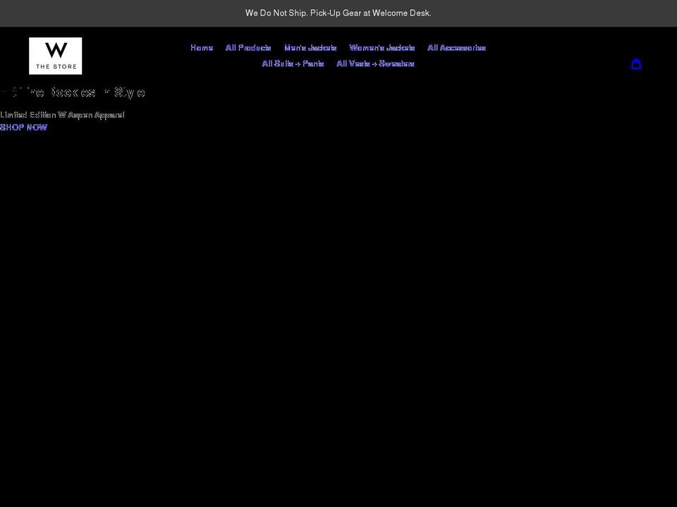 waspenstore.com shopify website screenshot