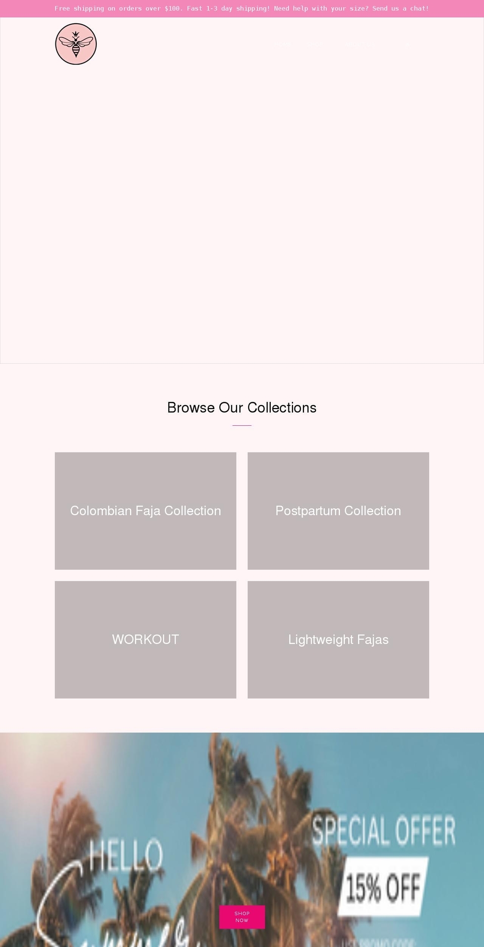 waspwaistco.com shopify website screenshot