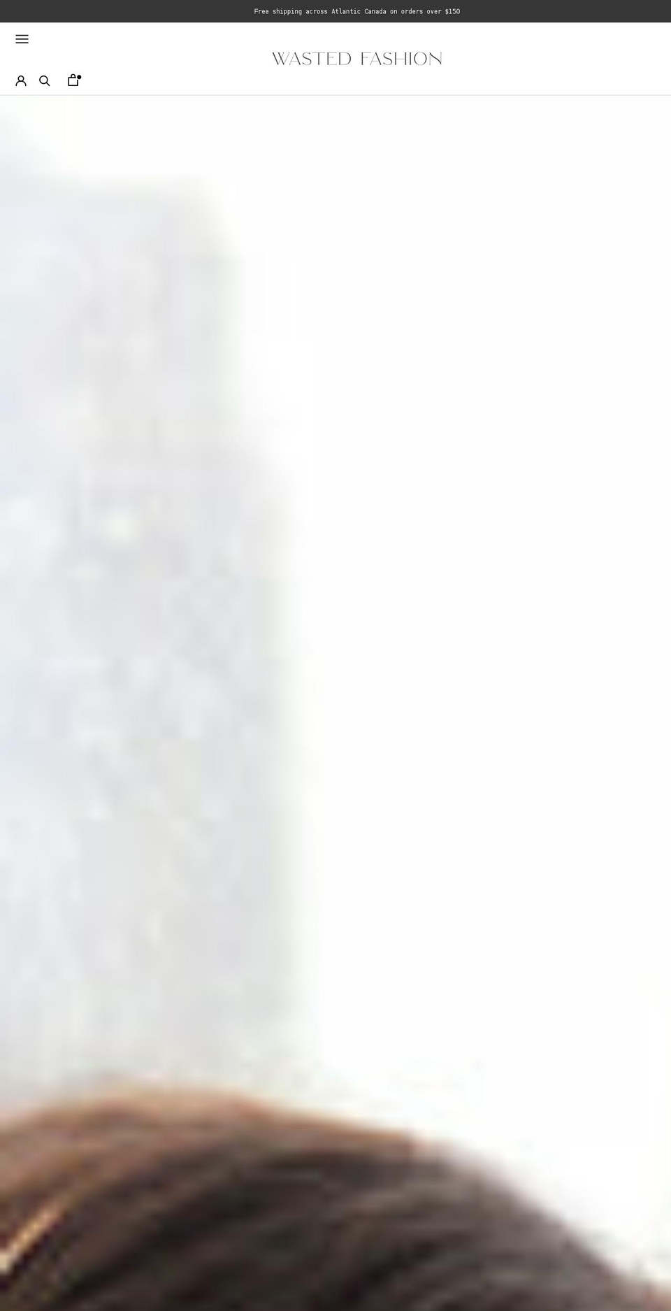 wastedfashion.com shopify website screenshot