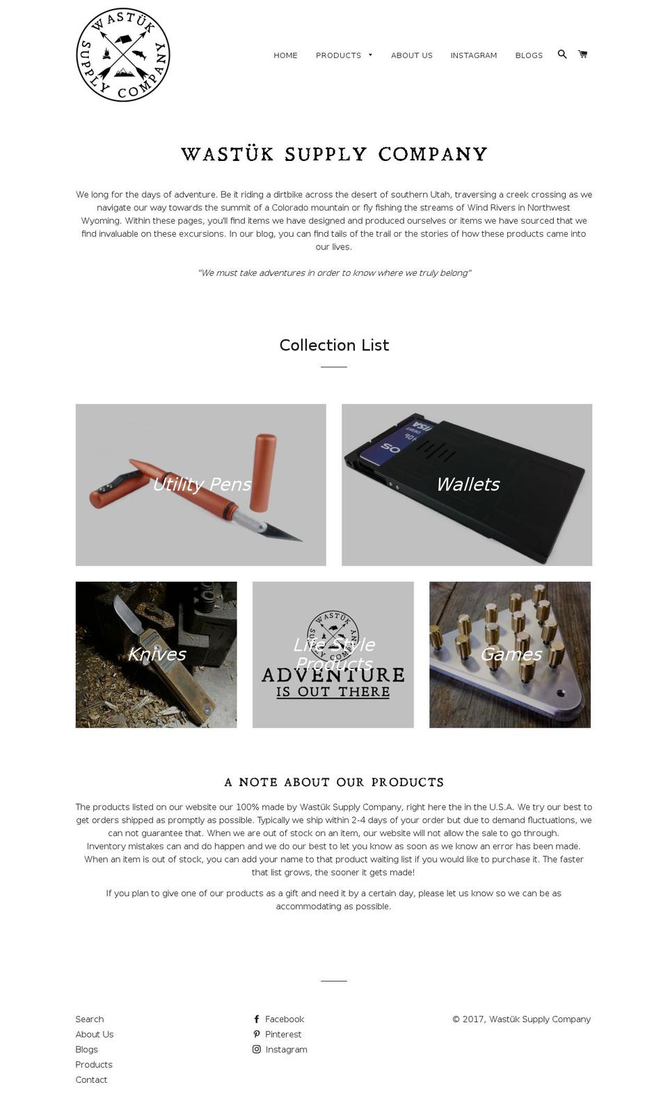 wastuk.com shopify website screenshot