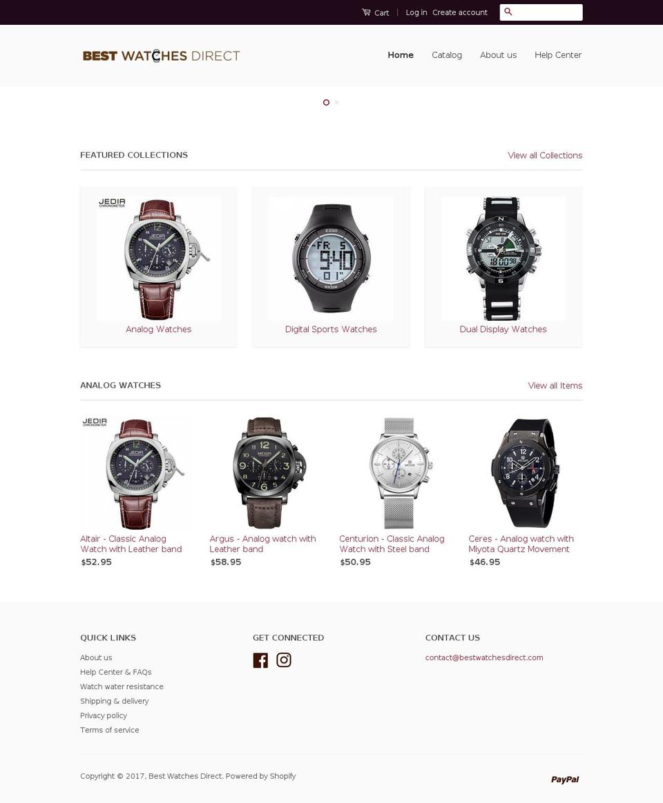 watchesio.com shopify website screenshot