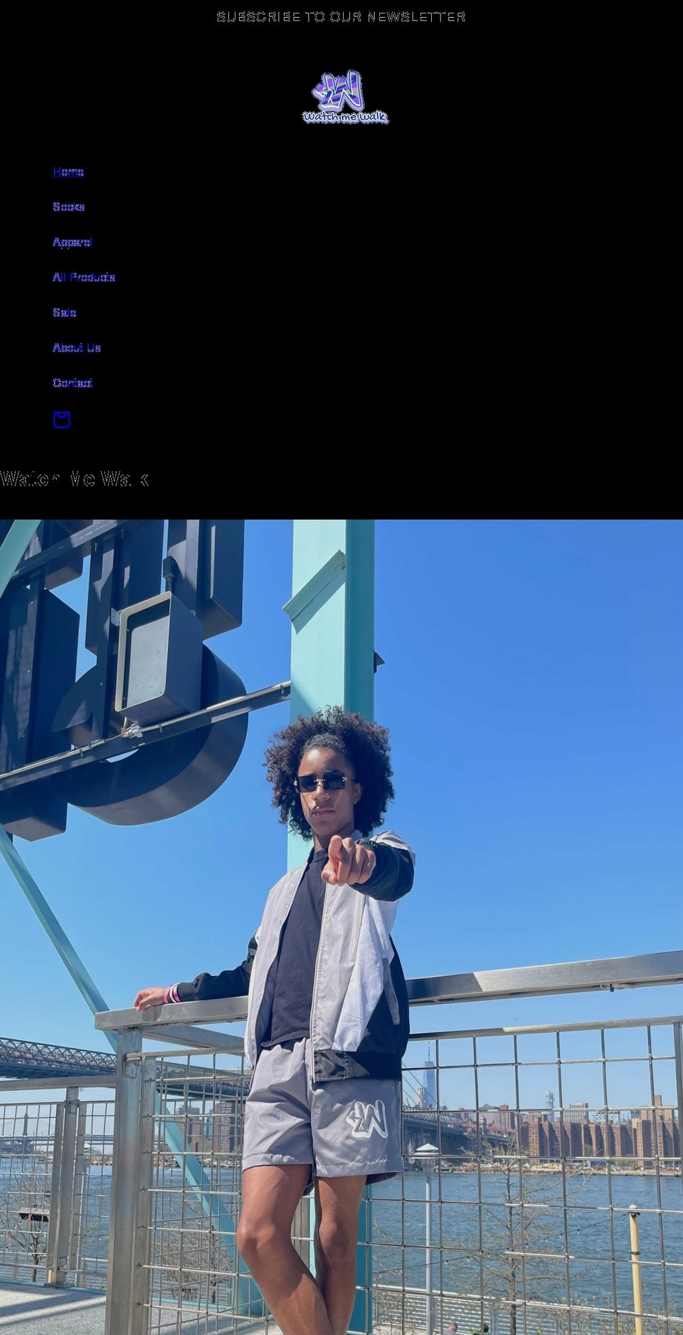 watchmewalk.com shopify website screenshot