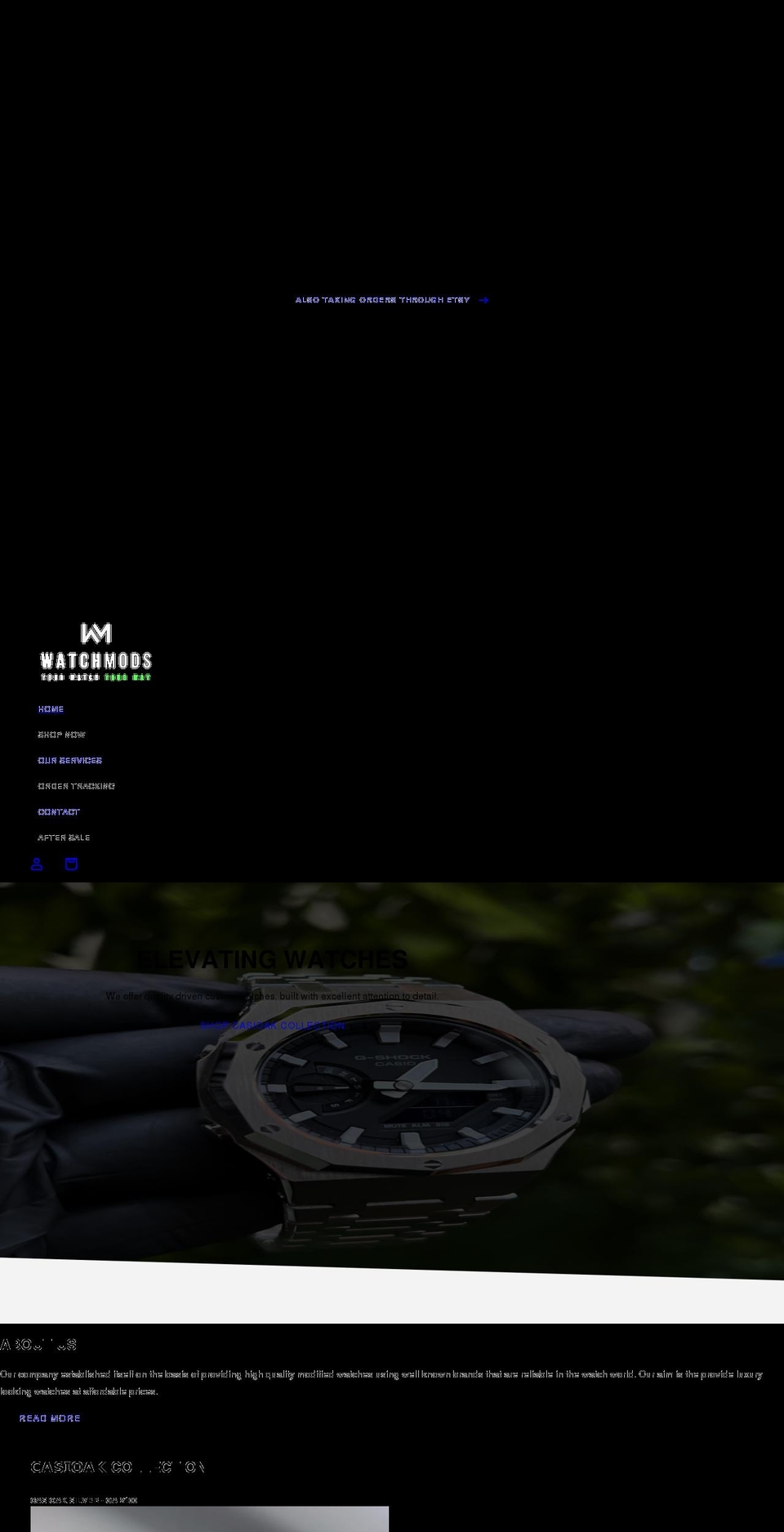 watchmods.co.uk shopify website screenshot