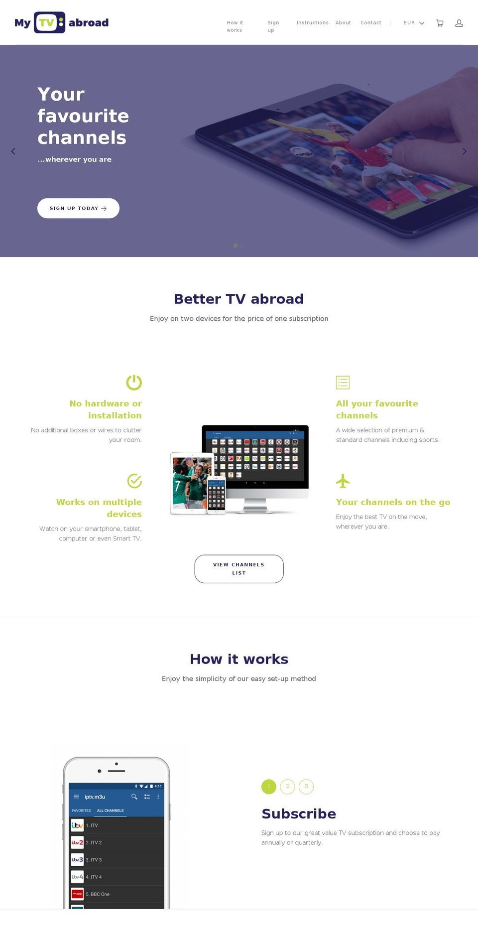 watchmytvabroad.com shopify website screenshot